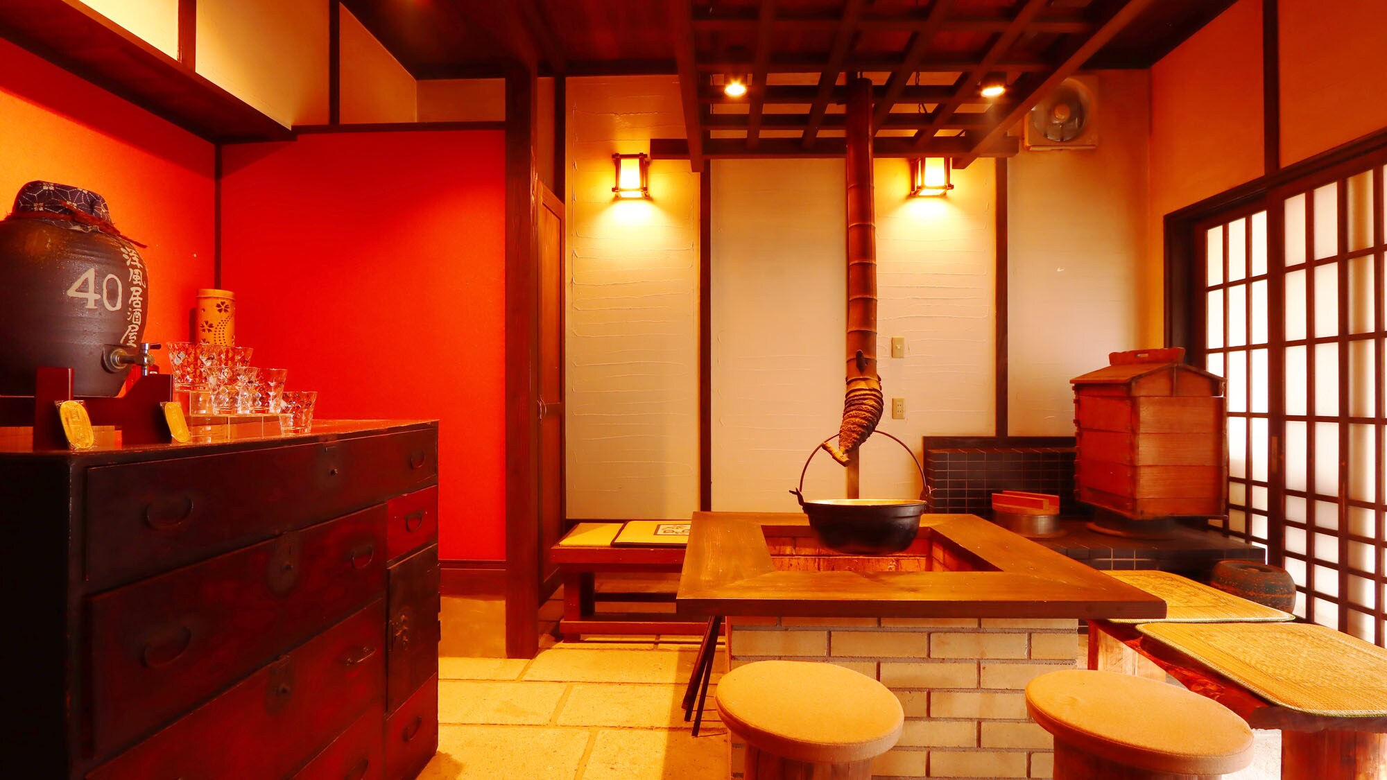 〇Irori (Heartfire)〇 Enjoy a pleasant time sitting around the hearth.