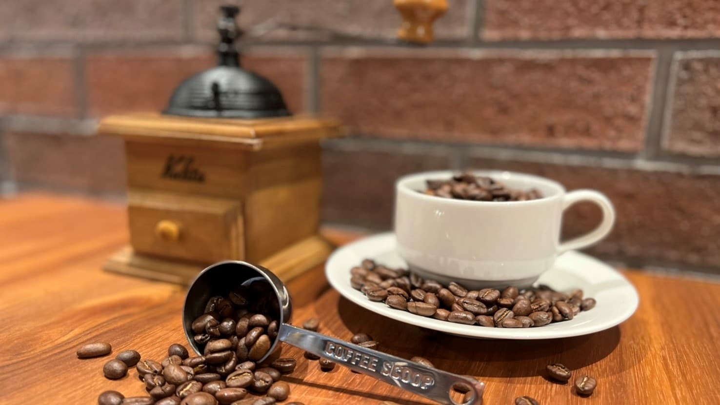 [休息室免費服務]手磨咖啡♪我們有3種精心挑選的咖啡豆！