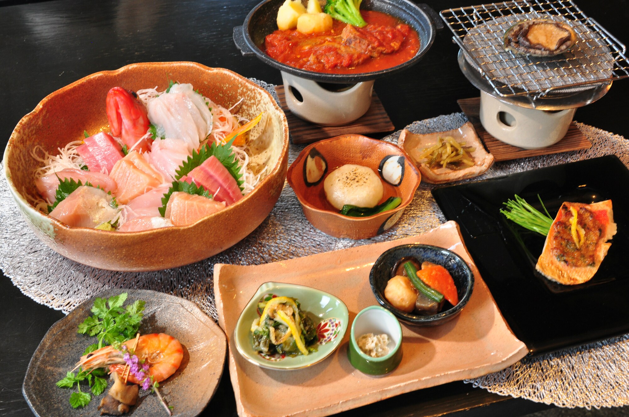 生鱼片套餐菜单示例