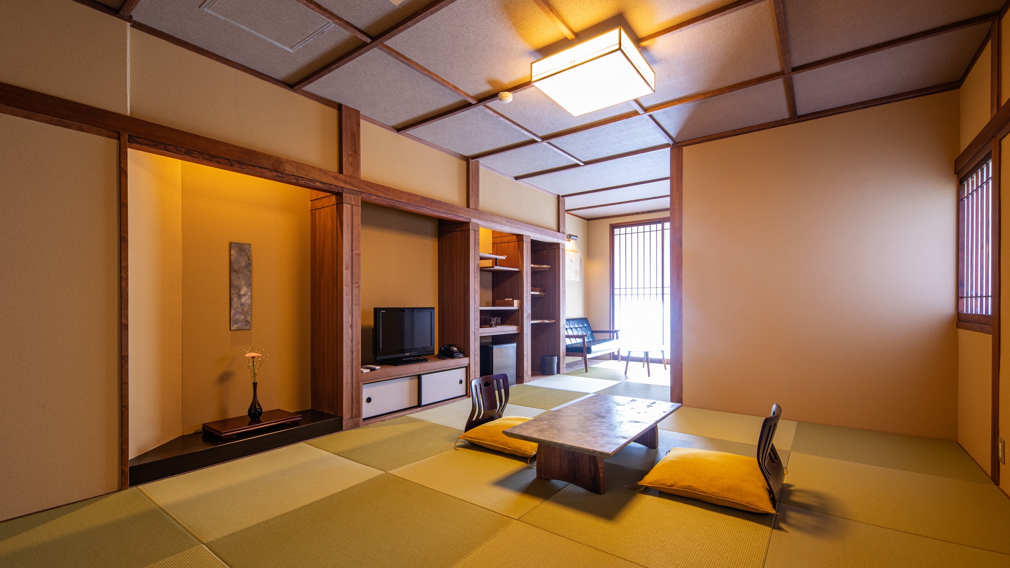 ห้องพร้อมอ่างอาบน้ำโอเพ่นแอร์ [เต่า] ห้อง