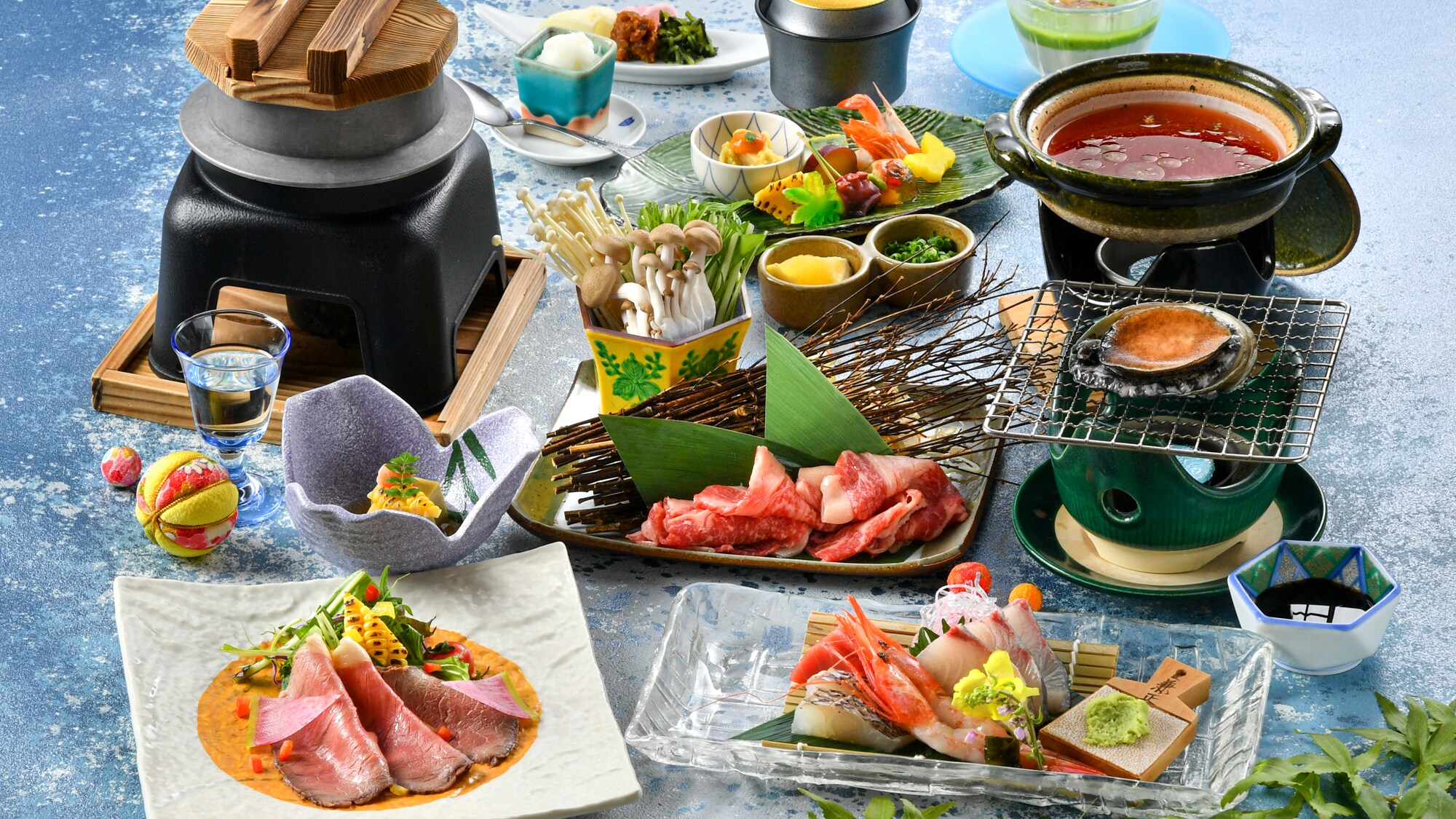 [Meal] Summer basic kaiseki meal (image)