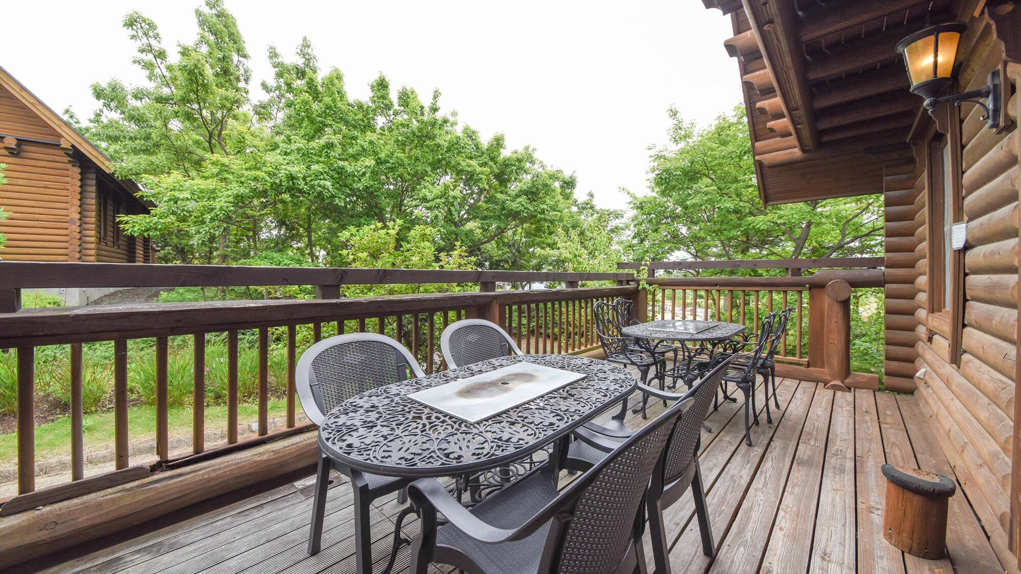 * [Room (log house)] There is also a terrace where you can relax while gazing at the greenery and have a BBQ & hellip;