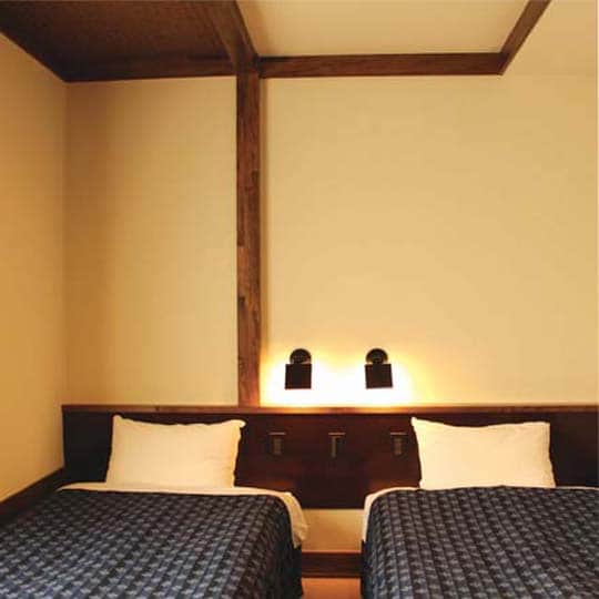 Twin type ROOM 18.8 sqm Bed size 1Mx2M 2 units Bathroom and toilet are separate and spacious