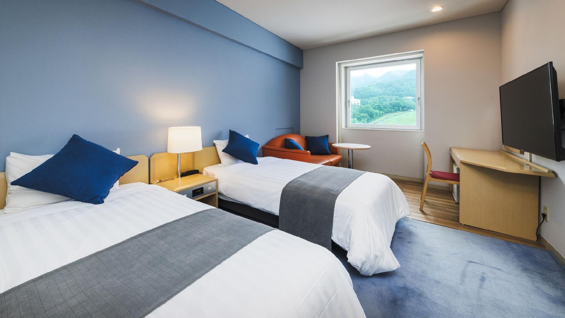 [Mountain View Twin] Renovated in 2023. You can enjoy a spectacular view of Zao from the window.