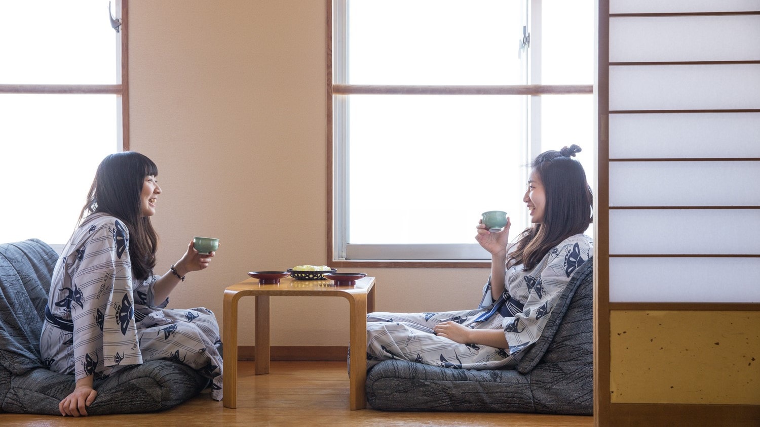 (Non-smoking) Japanese-style room Meitei Large 12 tatami mats 55 m2 (Beppu Bay side 2nd-5th floor with bathtub)