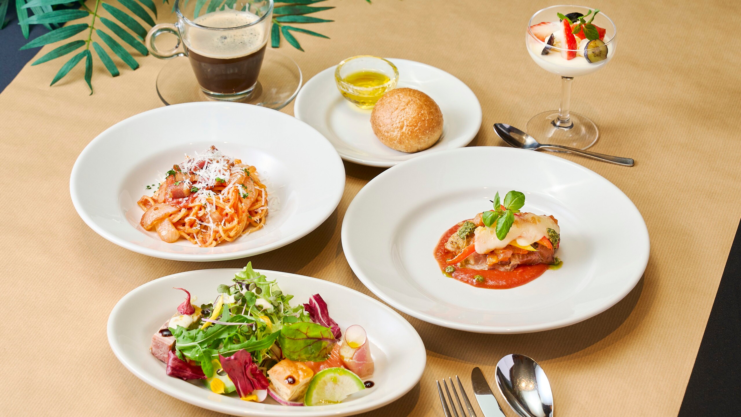 夕食イタリアンコース