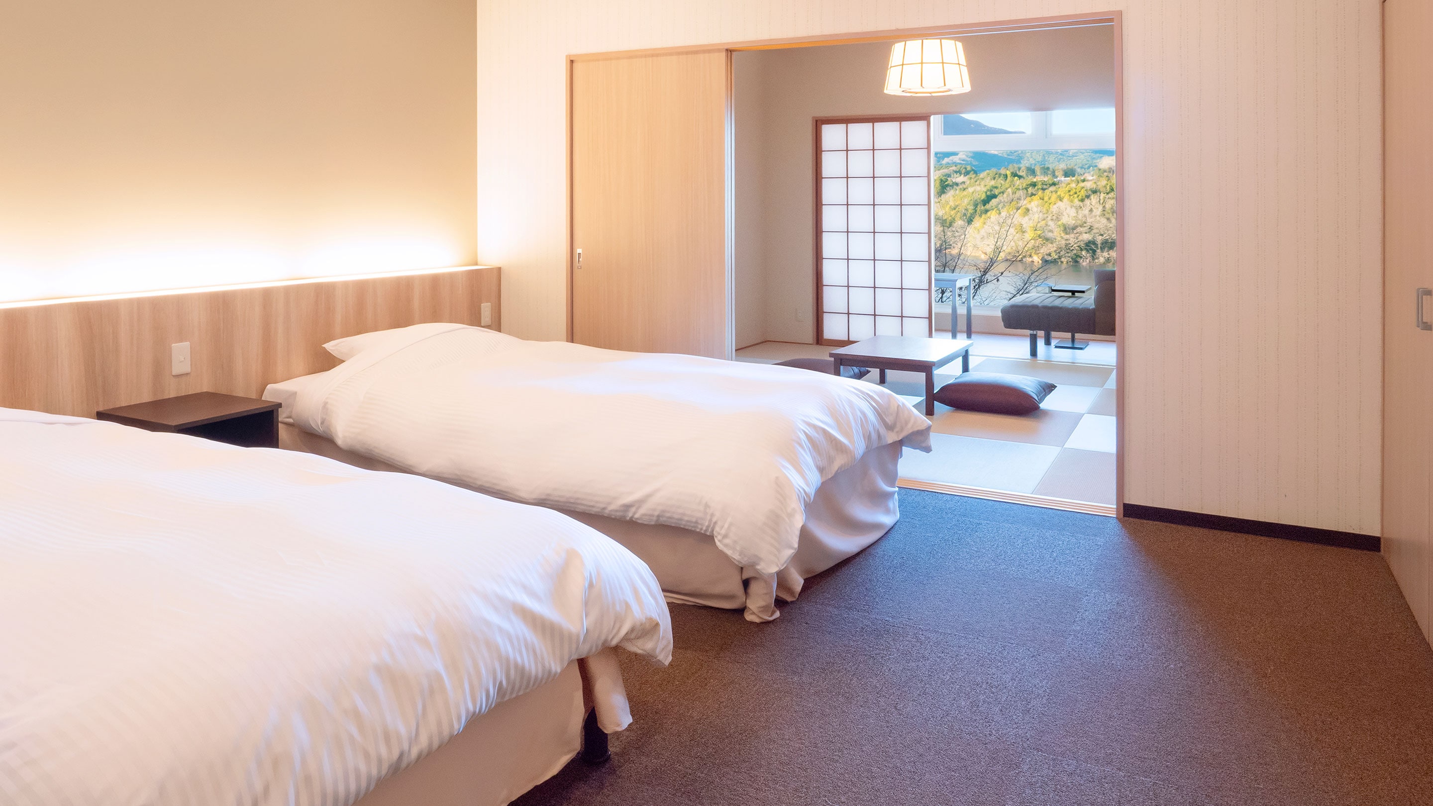 高級日式西式雙床房