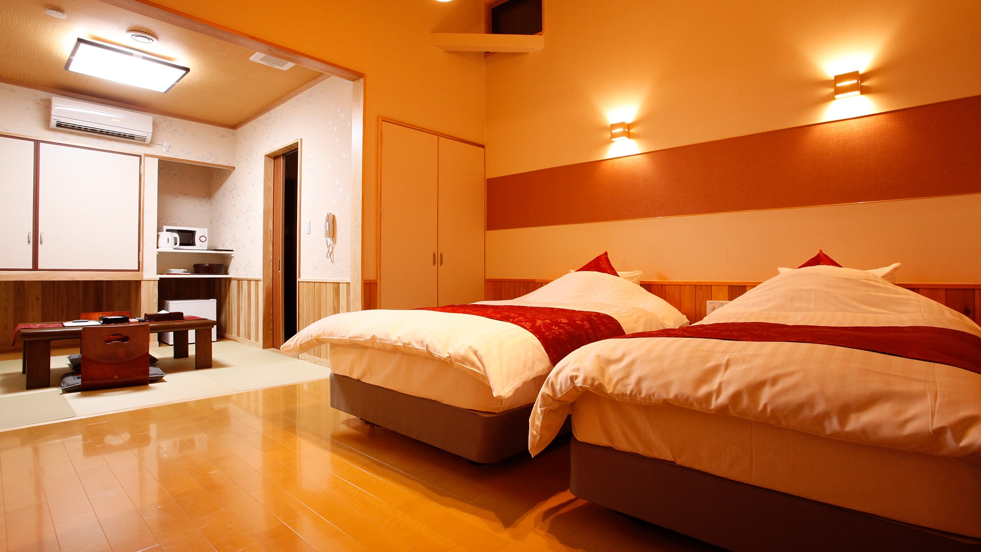 【單層hanare B】山吹43㎡日式房間4.5榻榻米+西式房間（雙床）