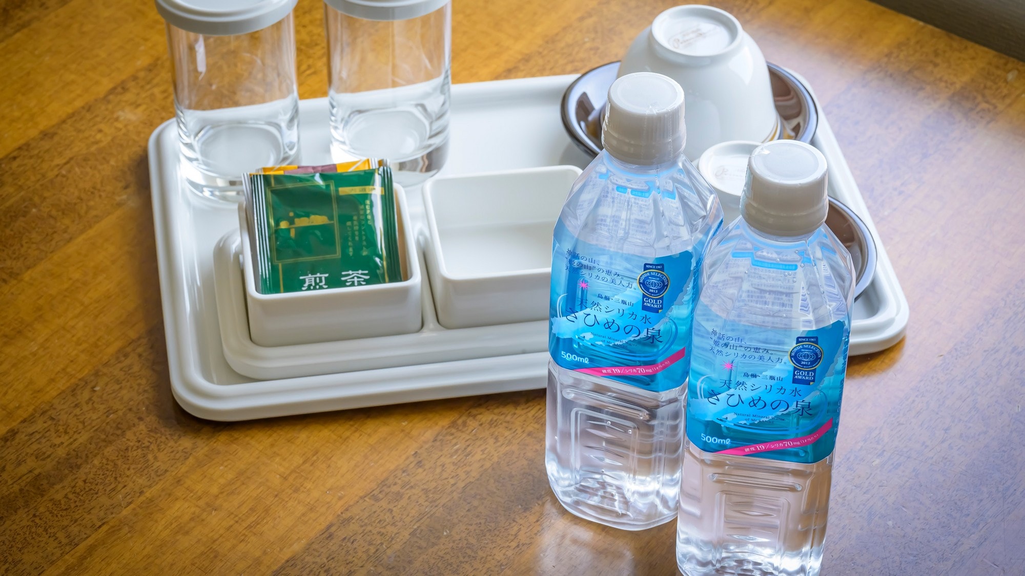 [Amenities] "Sahime no Izumi" mineral water produced in Mt. Sanbe, Shimane Prefecture