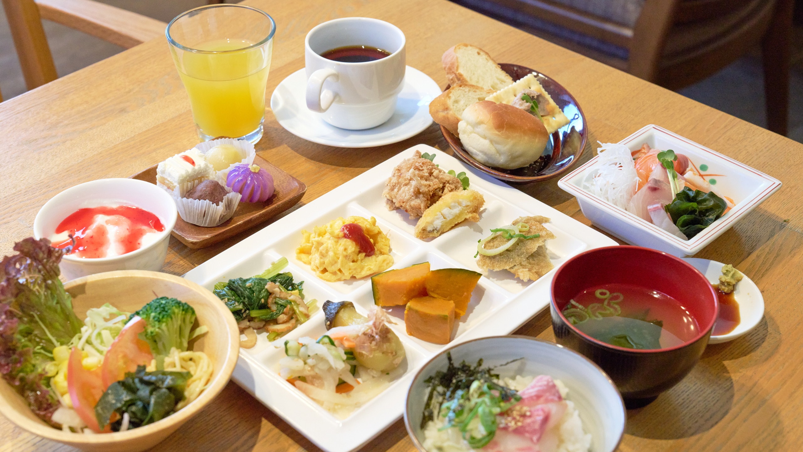 ■【조식】일본식 30종류 뷔페(모듬 예)①