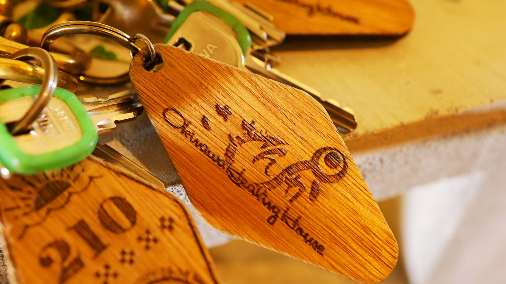 [Image of the hotel interior] Room key