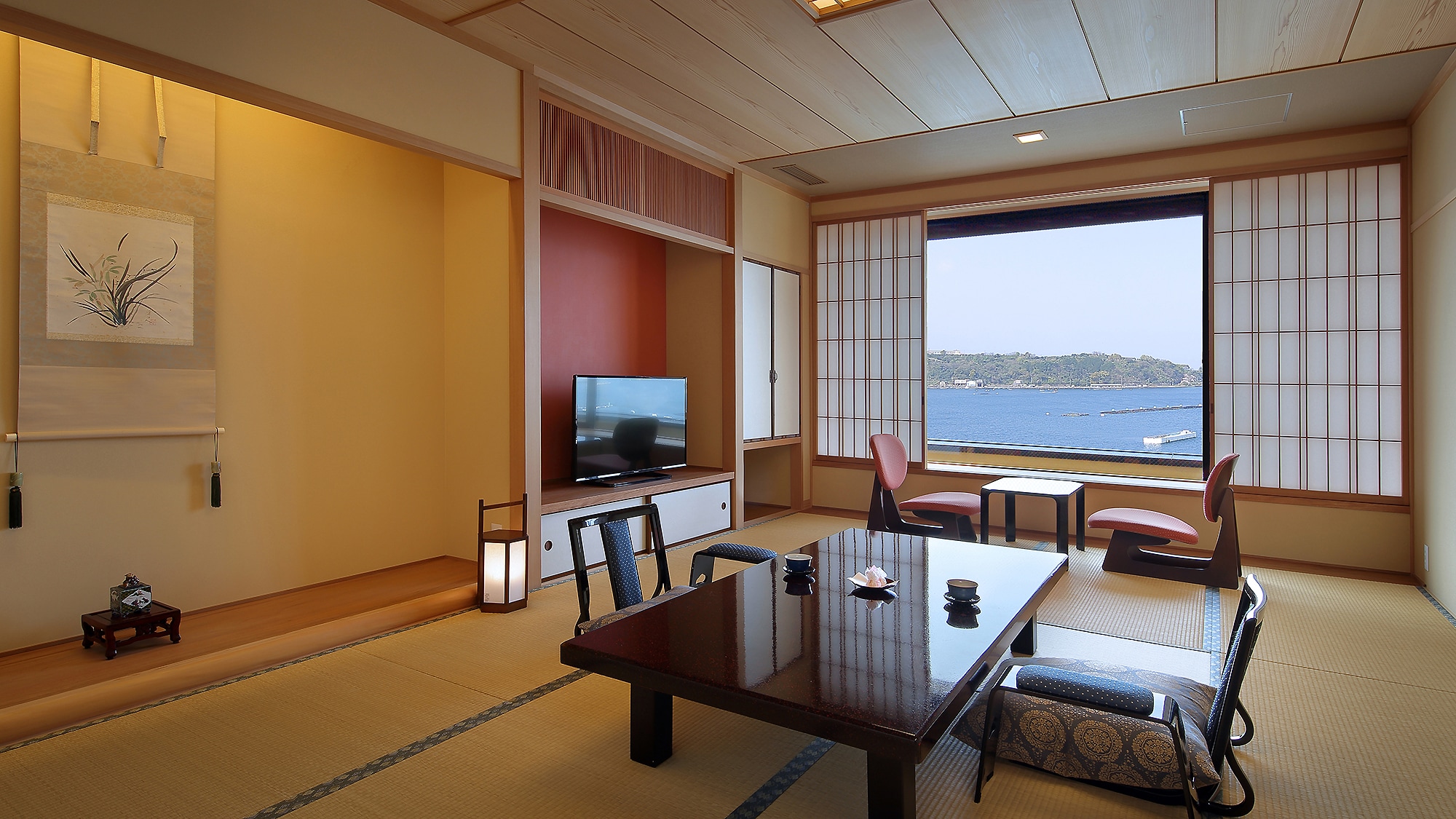 Japanese-Western room, 12 tatami mats "Iro" (Renovated in 2019)