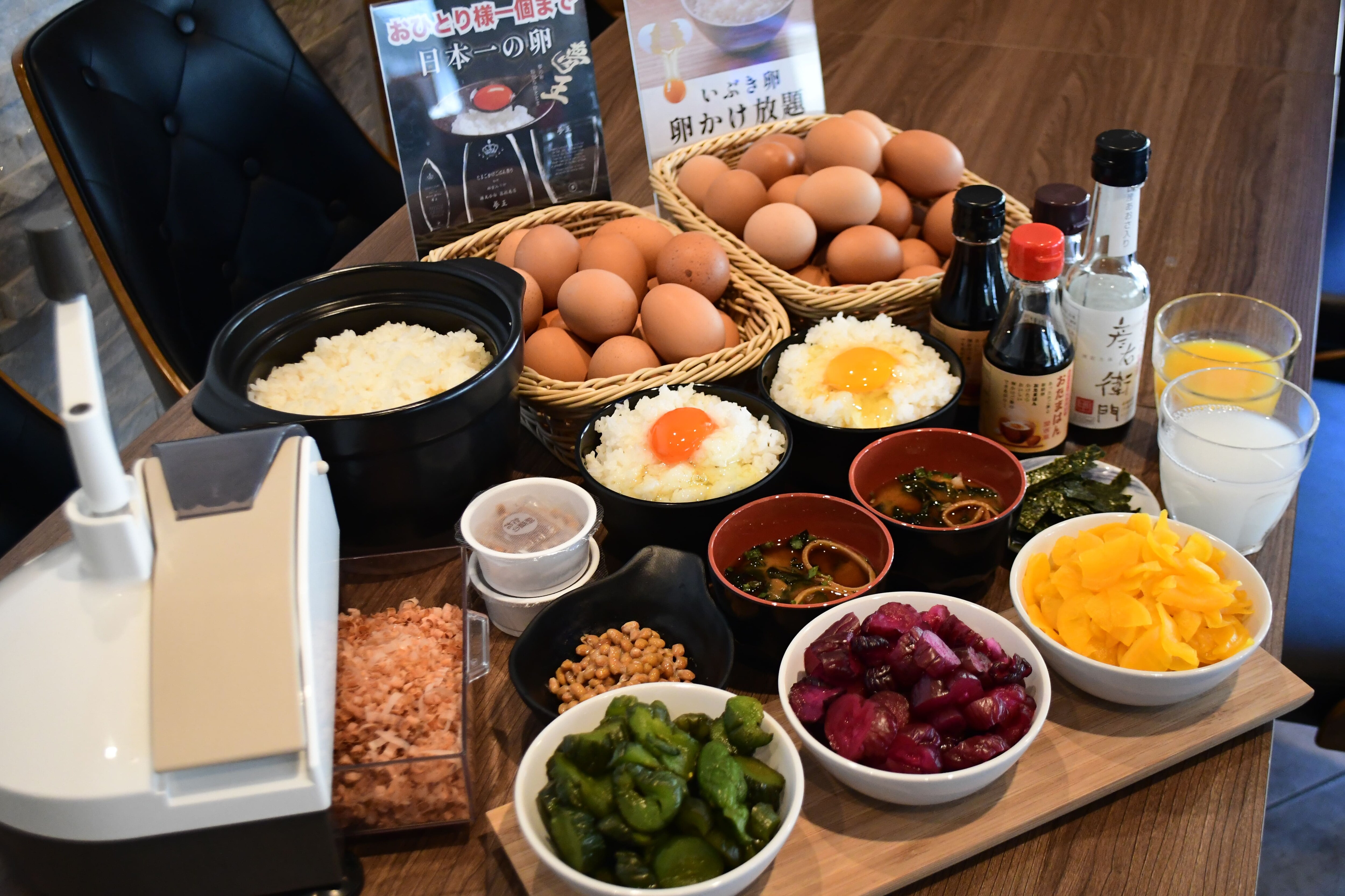 【조식】 달걀 밥 뷔페 무제한