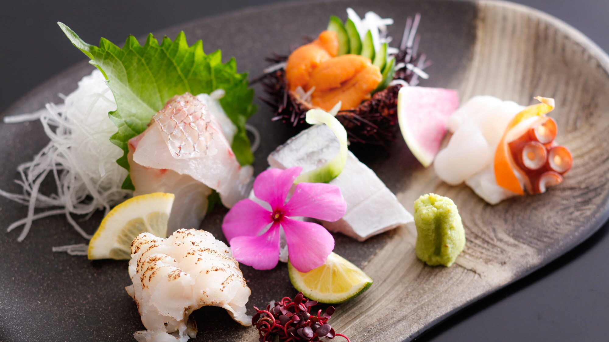 Limited-time special course meal featuring Kinshu Hamo and Awaji beef <Food image>