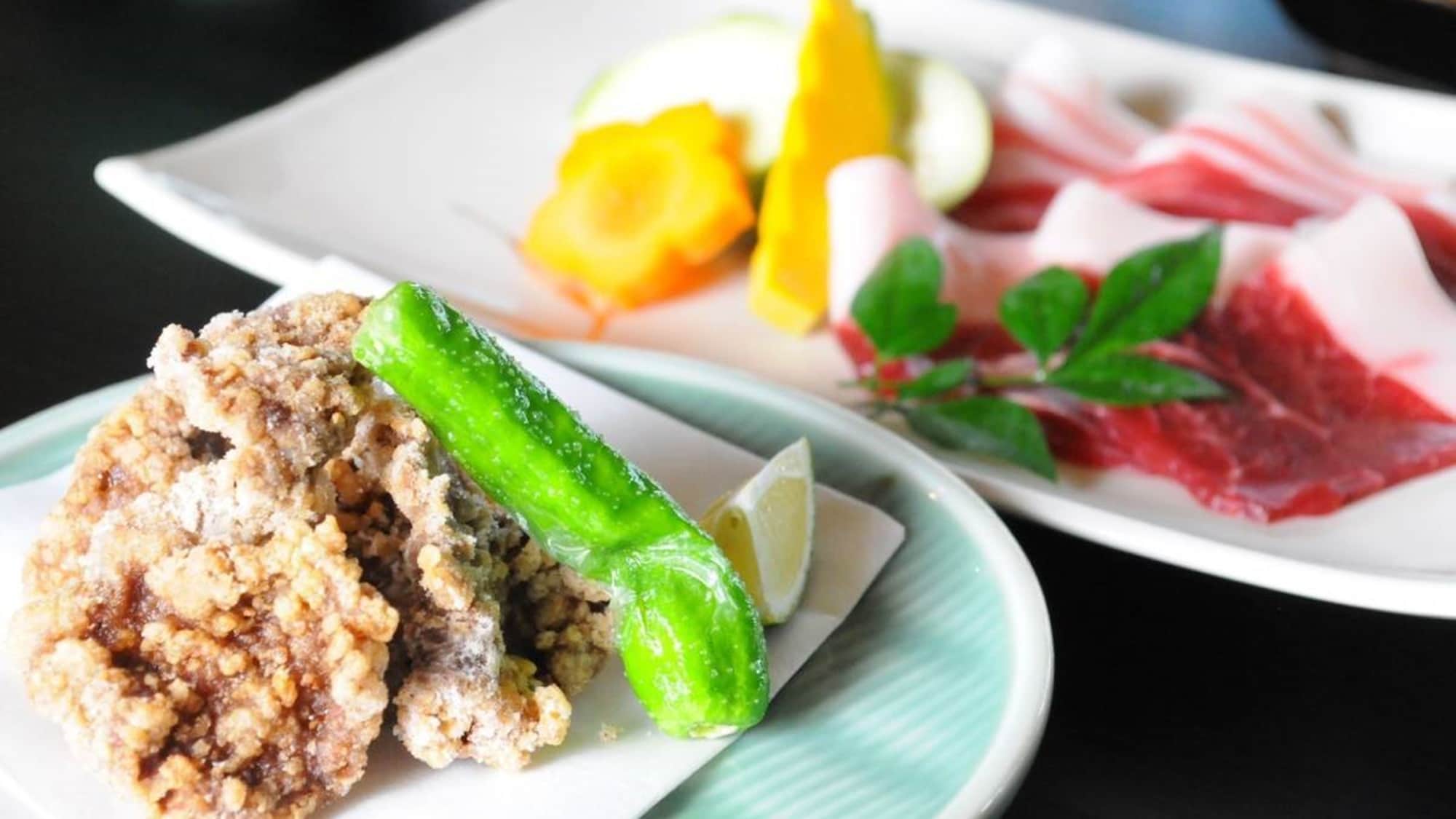 *เนื้อกวางทอด