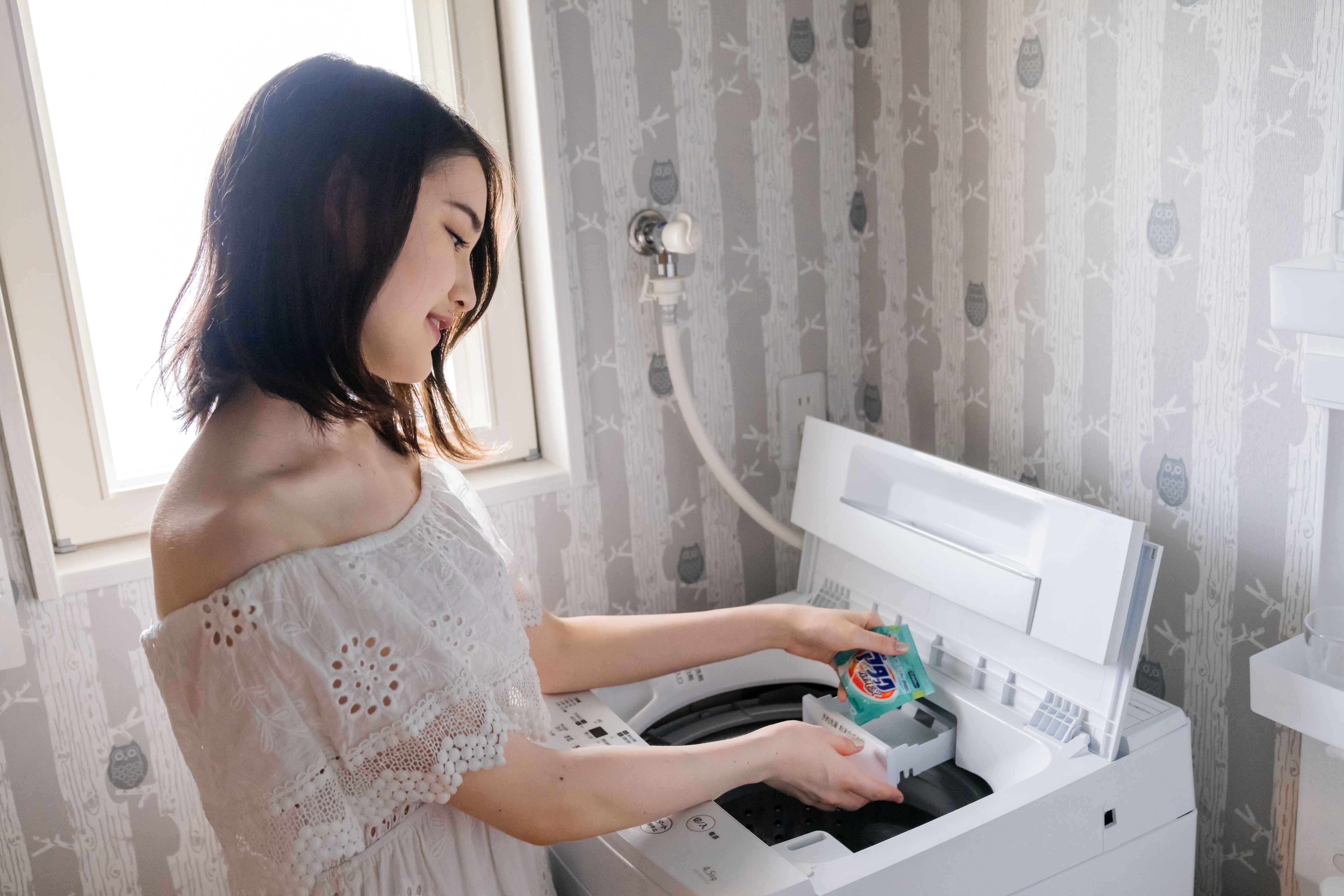 전실 세탁기·욕실 건조기·세탁용 세제 완비하고 있습니다