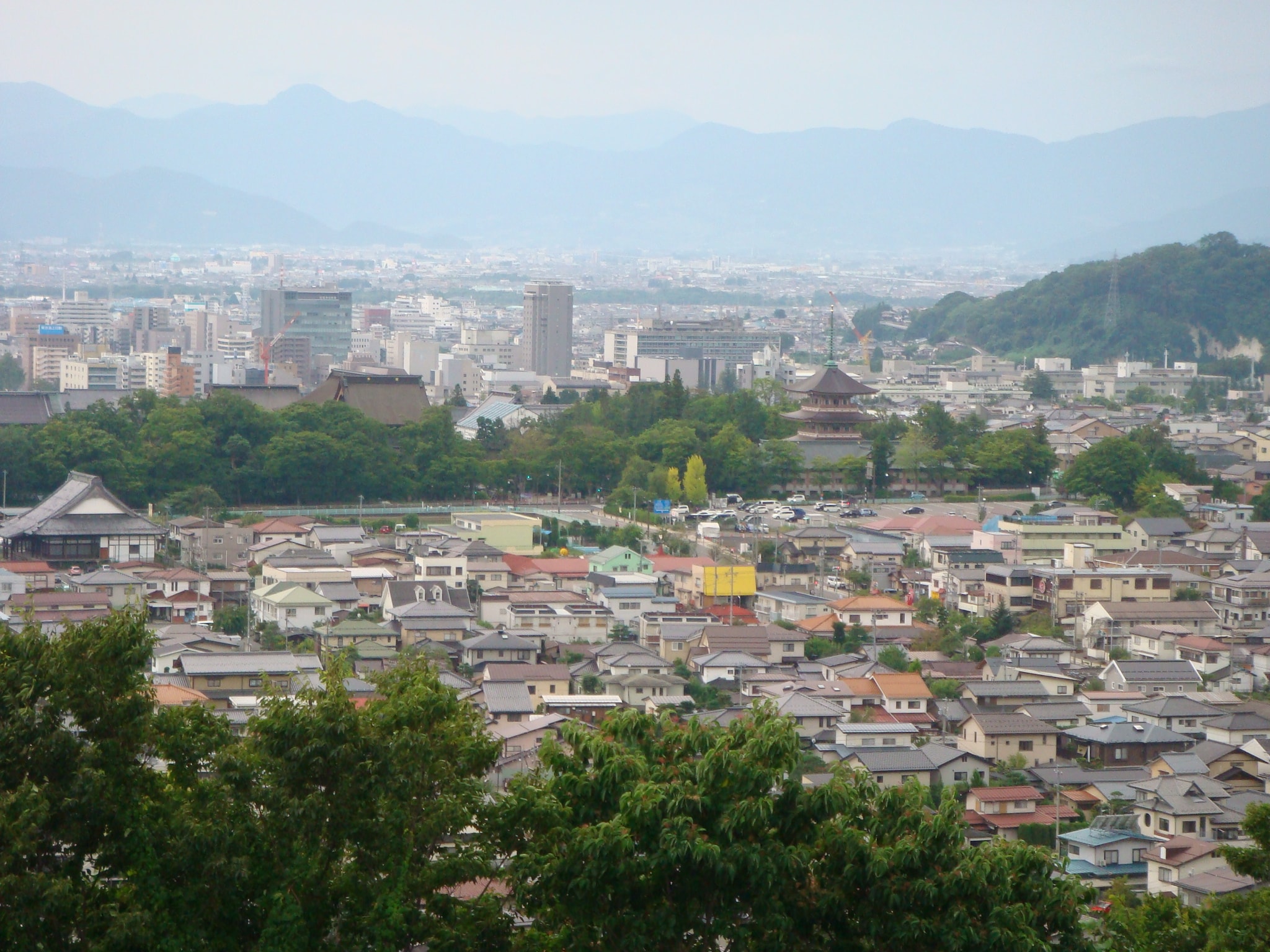 [Landscape from guest room]