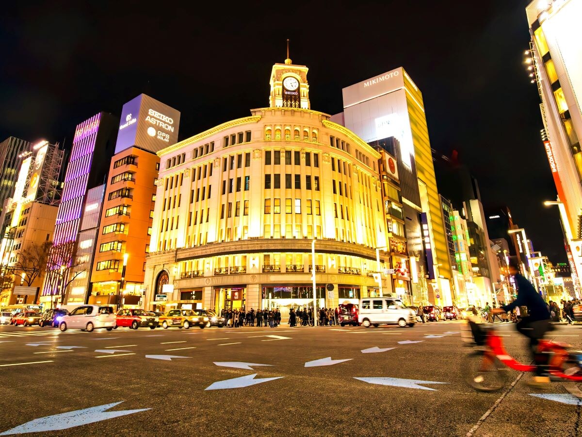 Ginza 4th Street intersection
