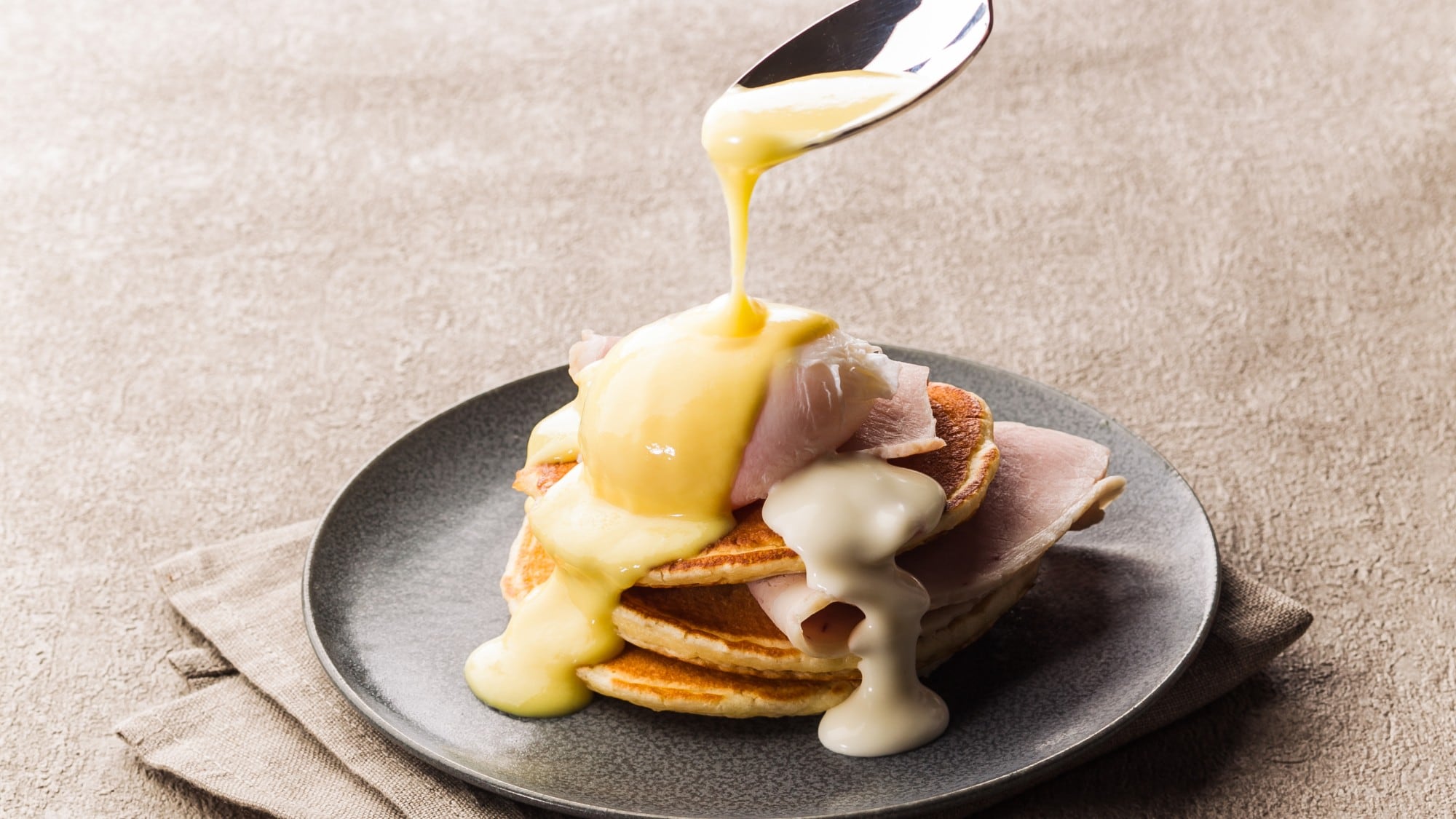 <Breakfast Buffet> Croque Madame Pancakes / Live Kitchen