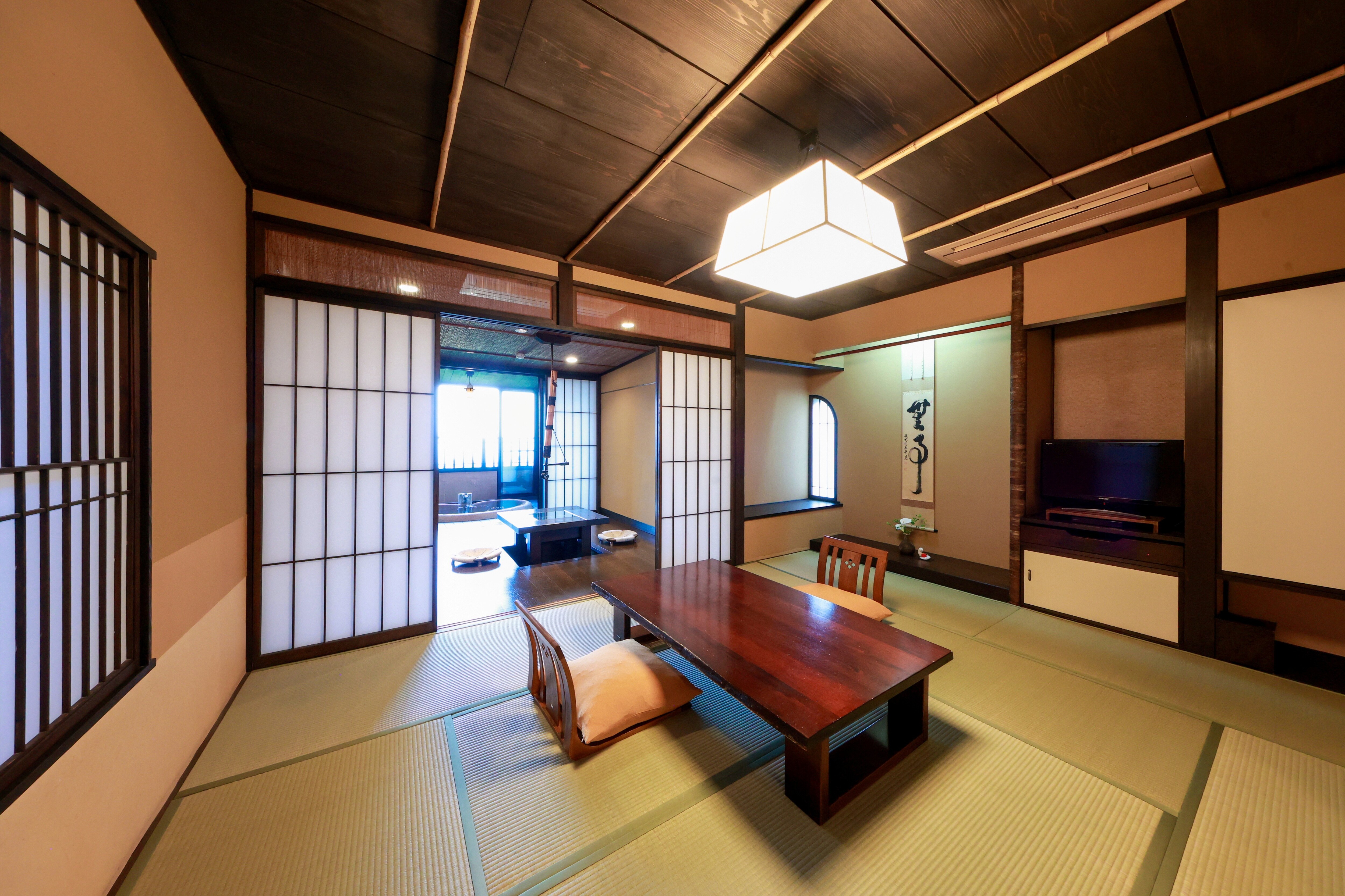 Flowers Japanese style room Diagonal pull 048