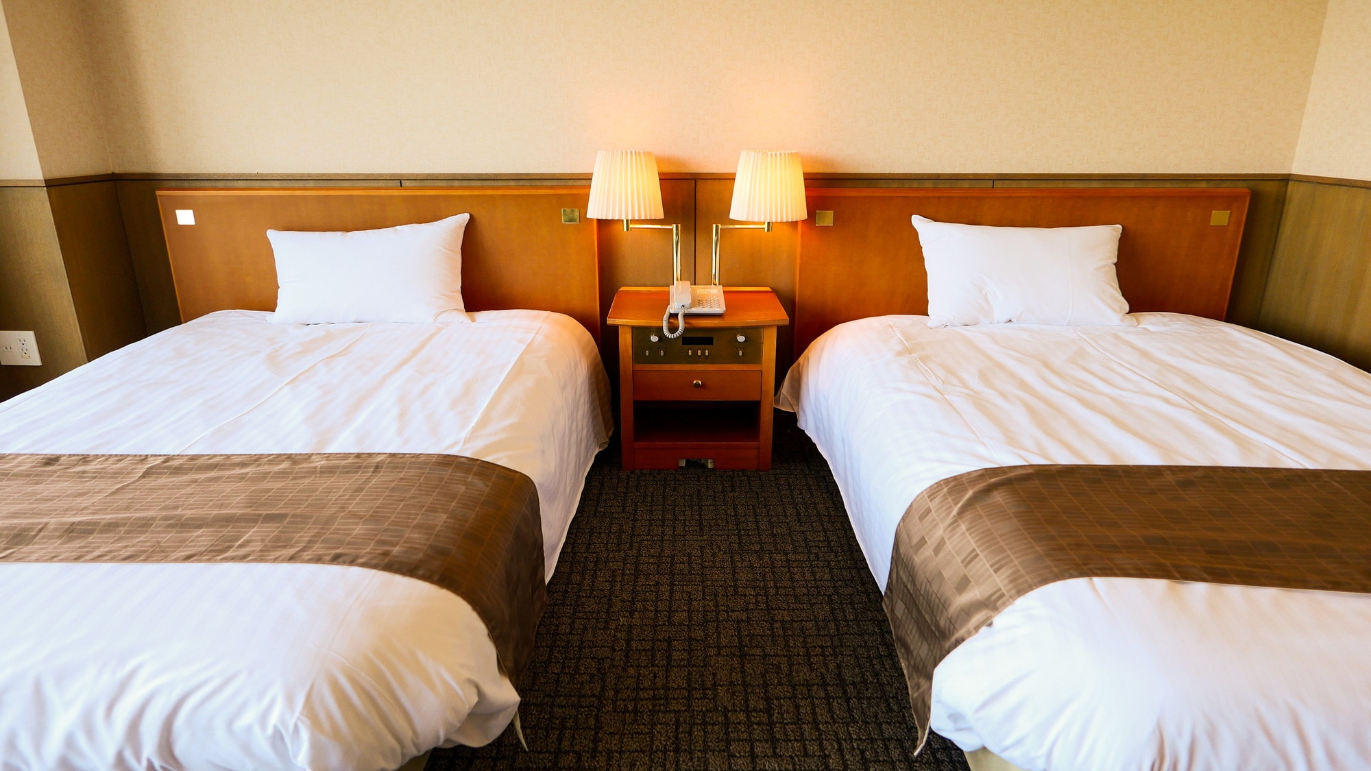 [Pemandangan Ngarai Ena] Kamar Twin Standar Bergaya Barat (29㎡)