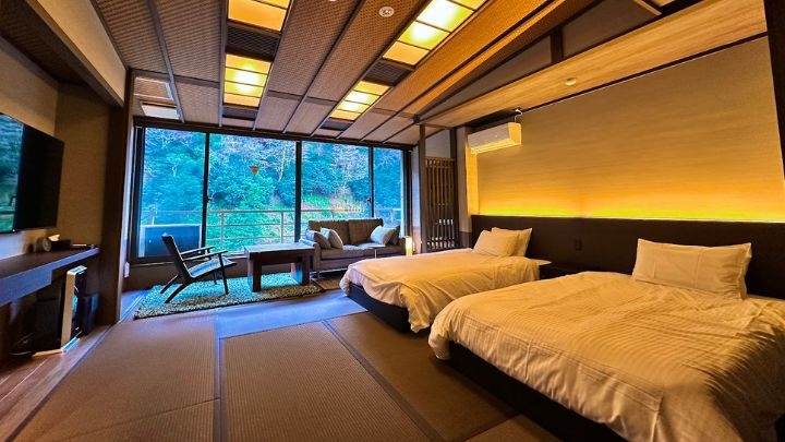 Annex FU-IN Deluxe Twin Room with Barrel Bath