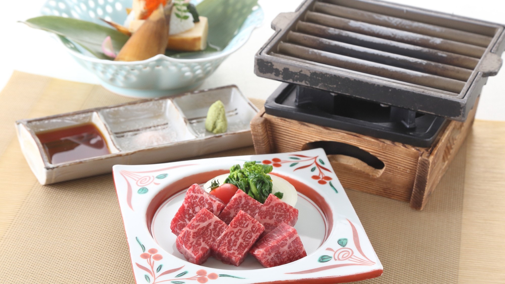 Dinner example/Kyoto beef steak kaiseki