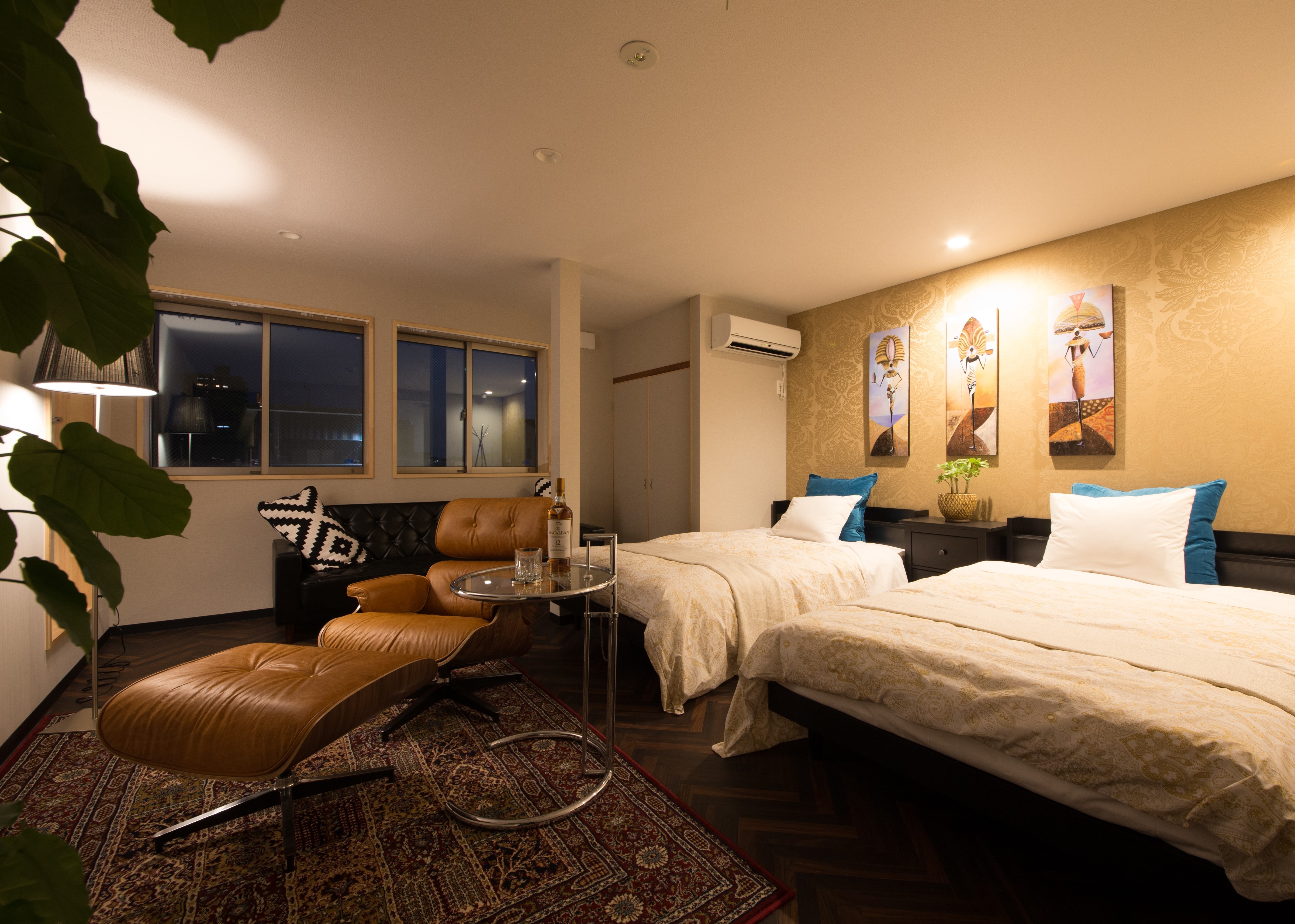 A-TYPE (completely private room with TV, refrigerator, shower, washbasin, toilet)