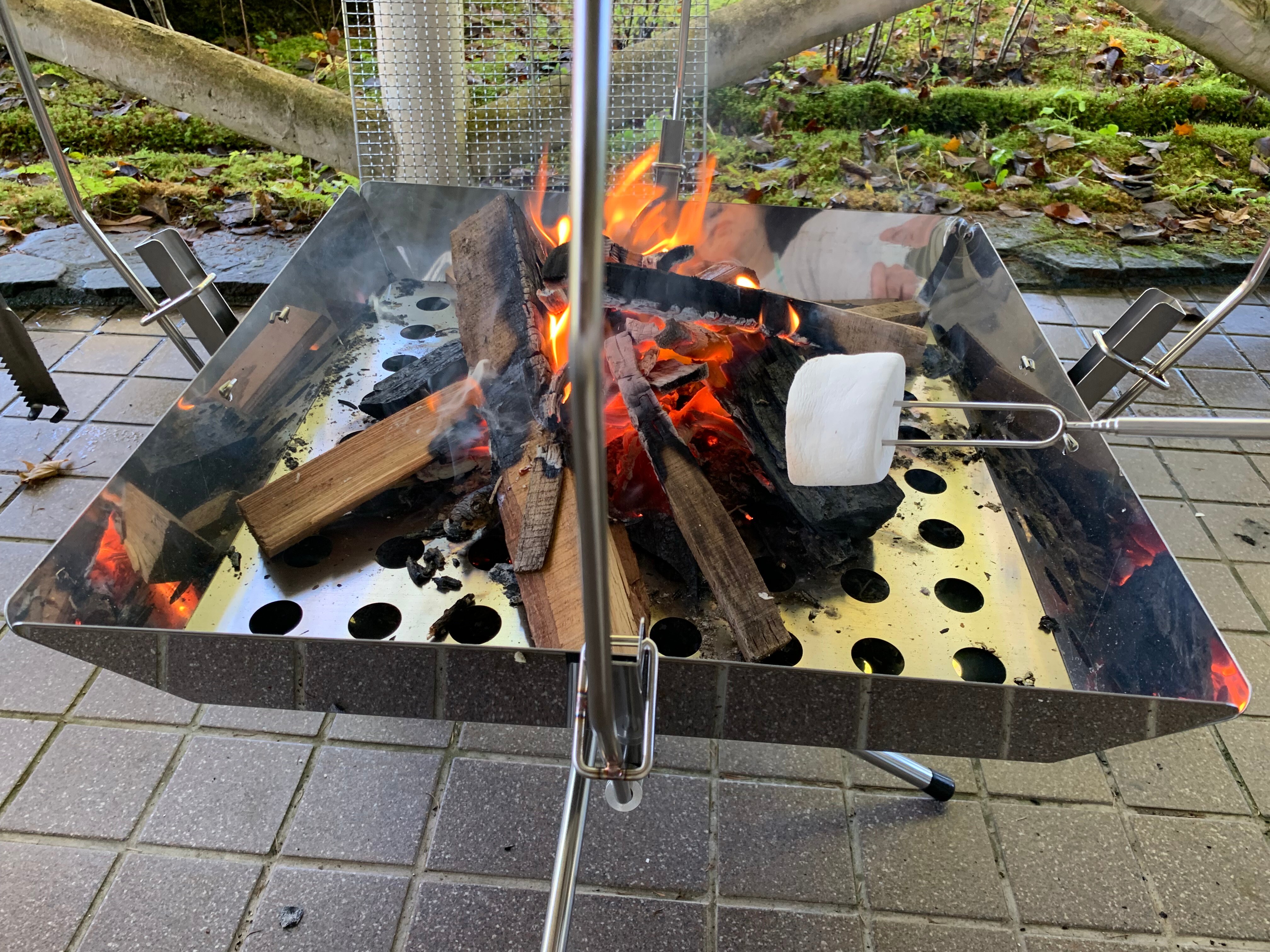 Roast a big marshmallow and make a [Sweet S'more]