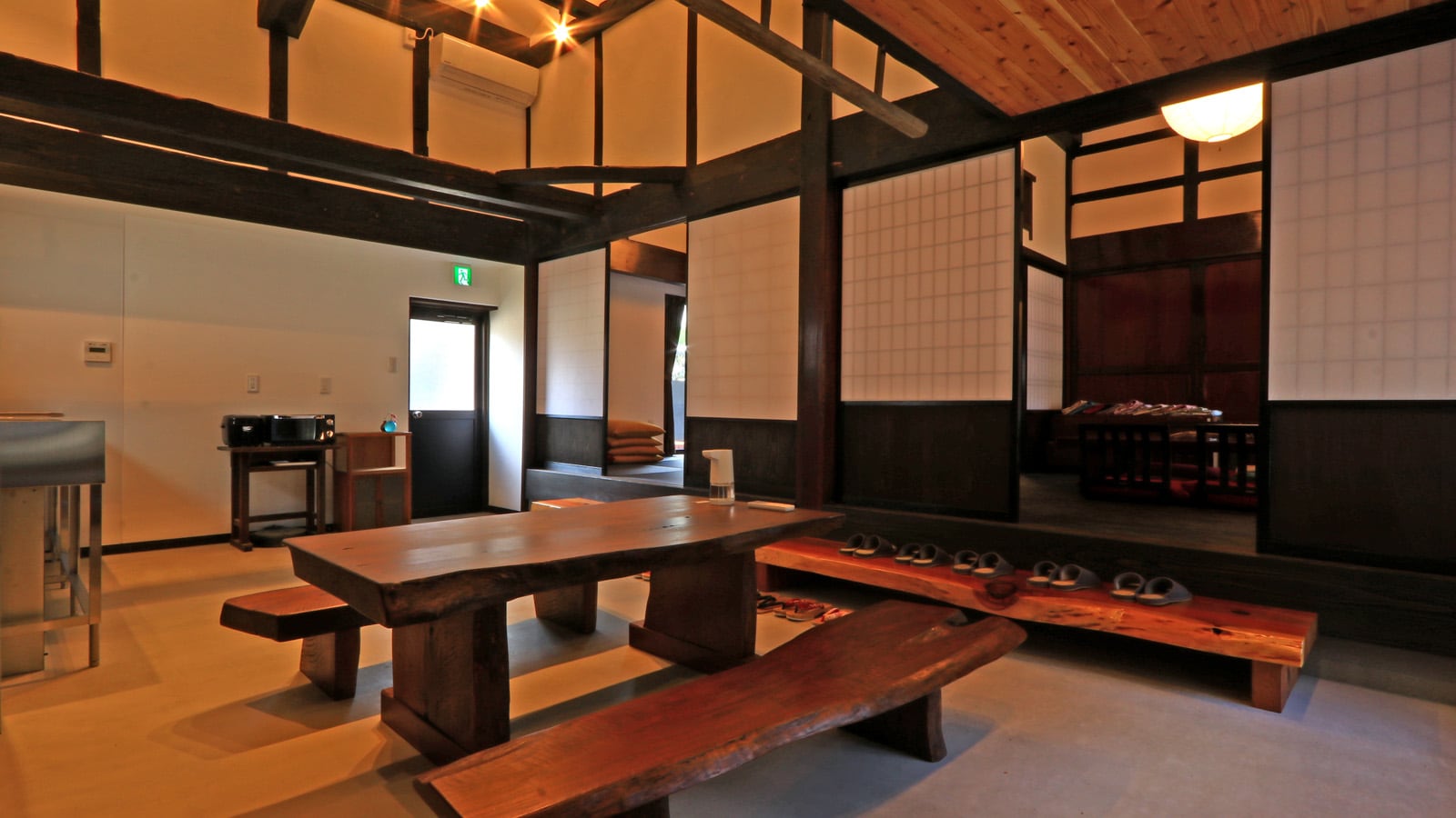 This hotel is a renovated 100-year-old traditional house.