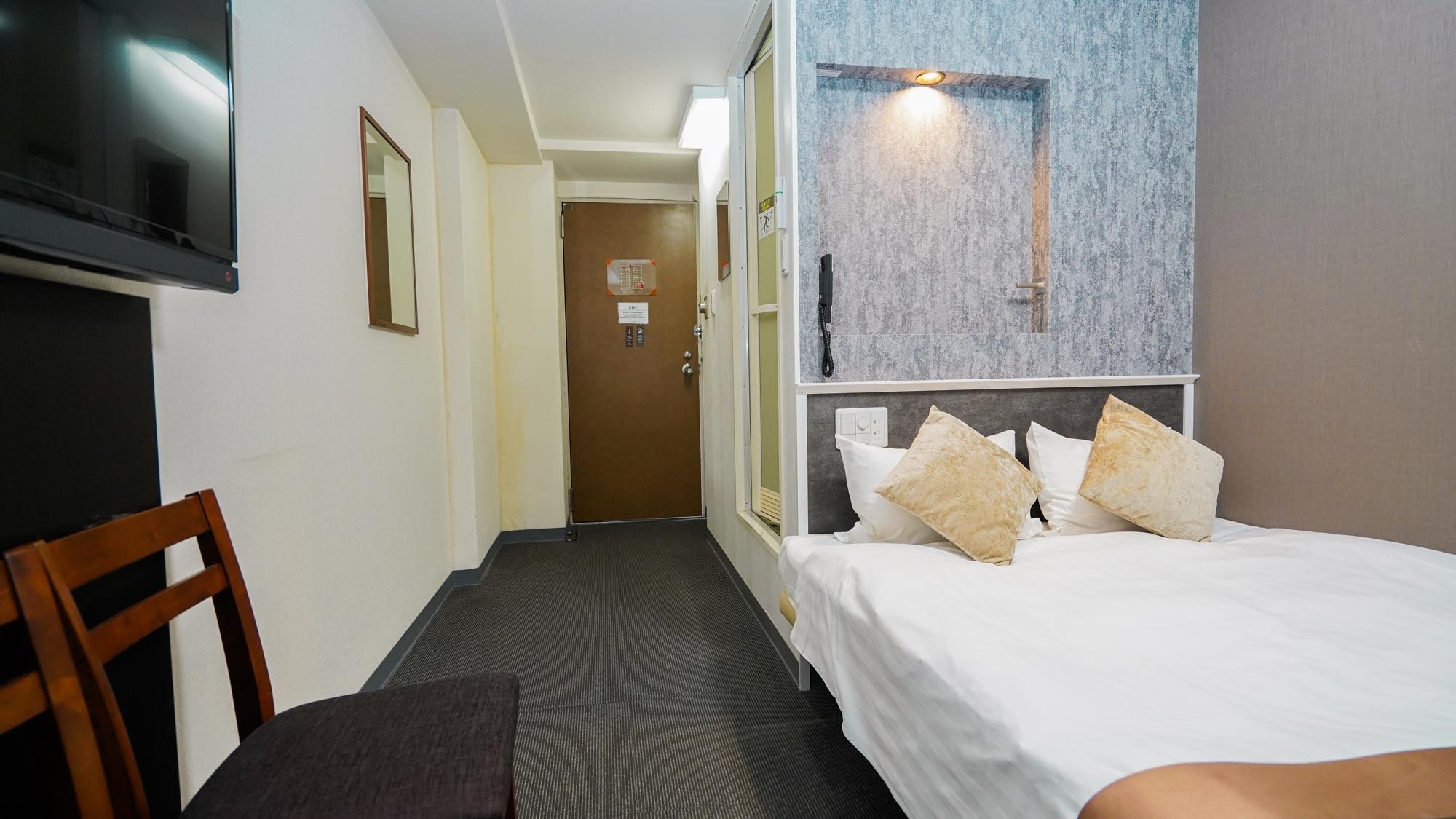 [Double 15m2]◇Bed width 145cm◇