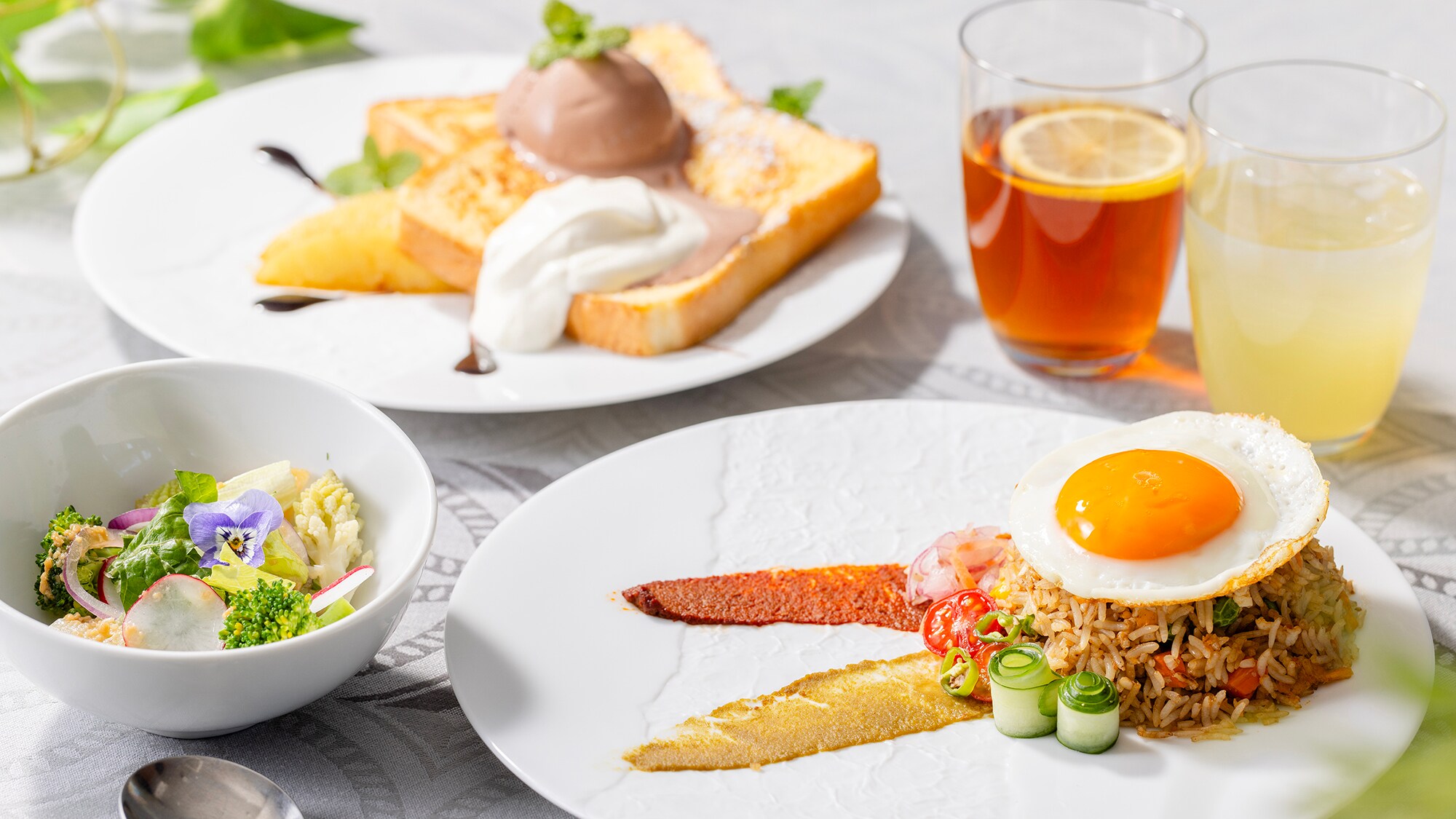 [เช้า] สร้างมื้อเช้าแบบเอเชียของคุณเองด้วยการรวมอาหารจานหลักและของหวานเข้าด้วยกัน