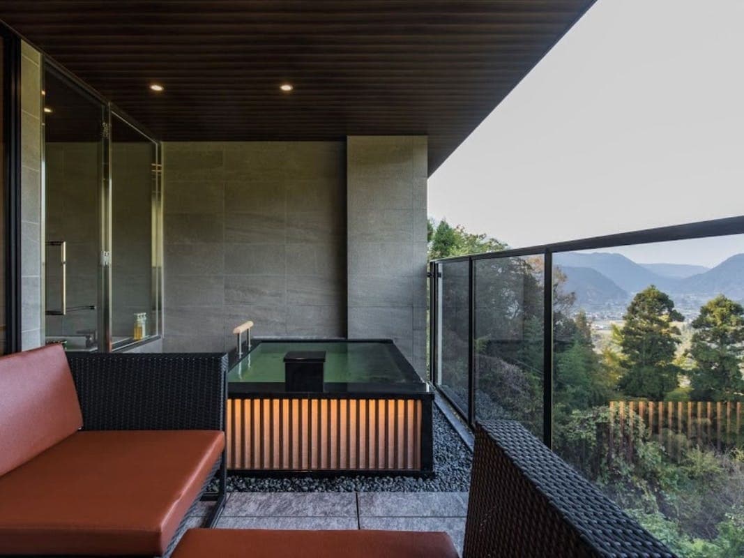 [Onsen open-air bath, villa, Japanese-Western style room] (Deluxe) [No smoking]
