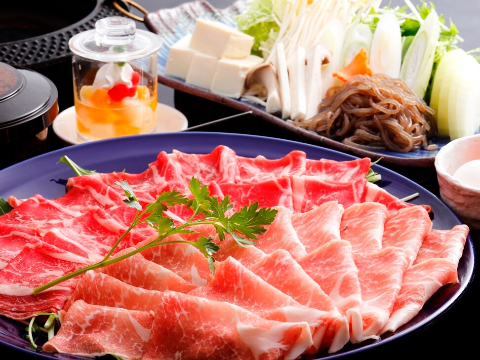 For breakfast, try our special beef and pork sukiyaki! (Not a set meal)