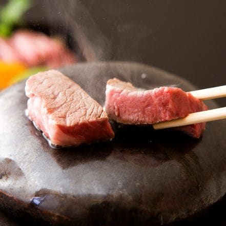 Tajima beef stone grilled image <for plan>