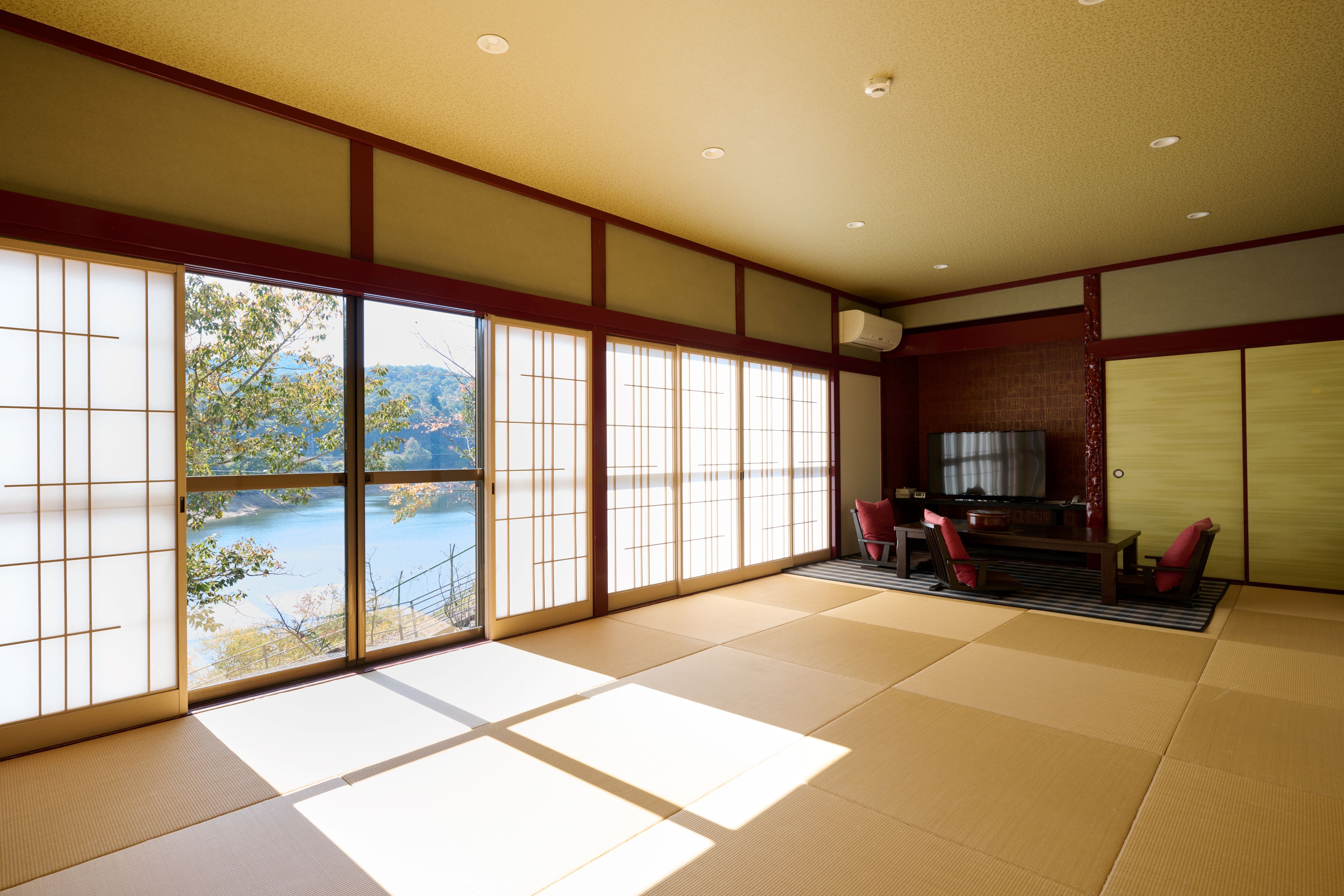 [Kamar Persik] (Apartemen) Ini adalah kamar elegan dengan interior bergaya Jepang modern.