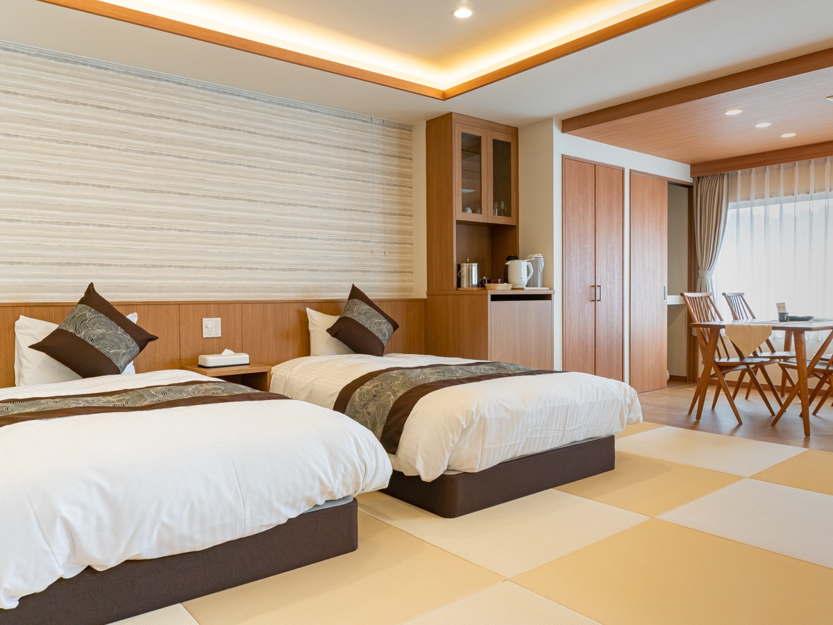 [501 Nadeshiko] Japanese modern Japanese-Western style room with open-air bath