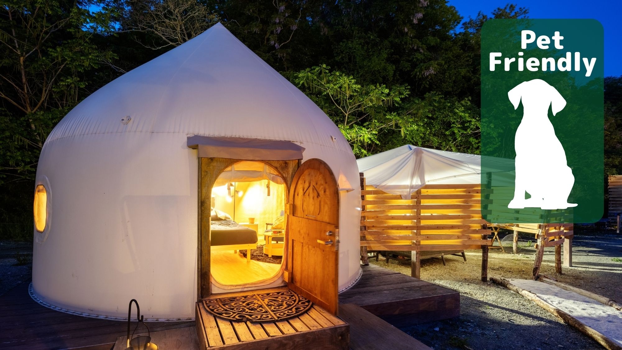 <Pets allowed!> [Glamping Dome]