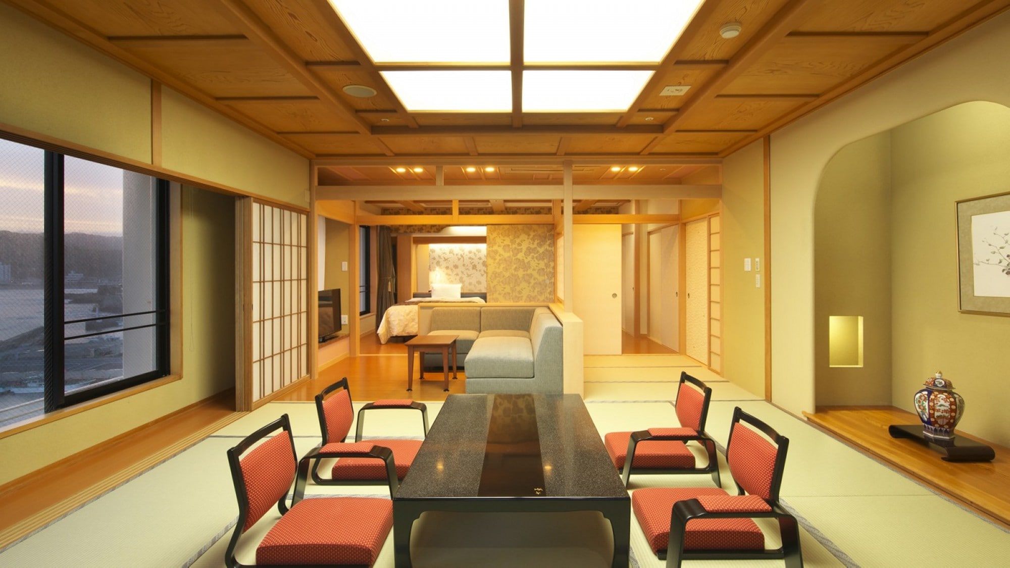 [Kichitei] 極好的景觀，頂樓客房“Kozuki” <海景> 在豪華的空間中享受更高級的住宿