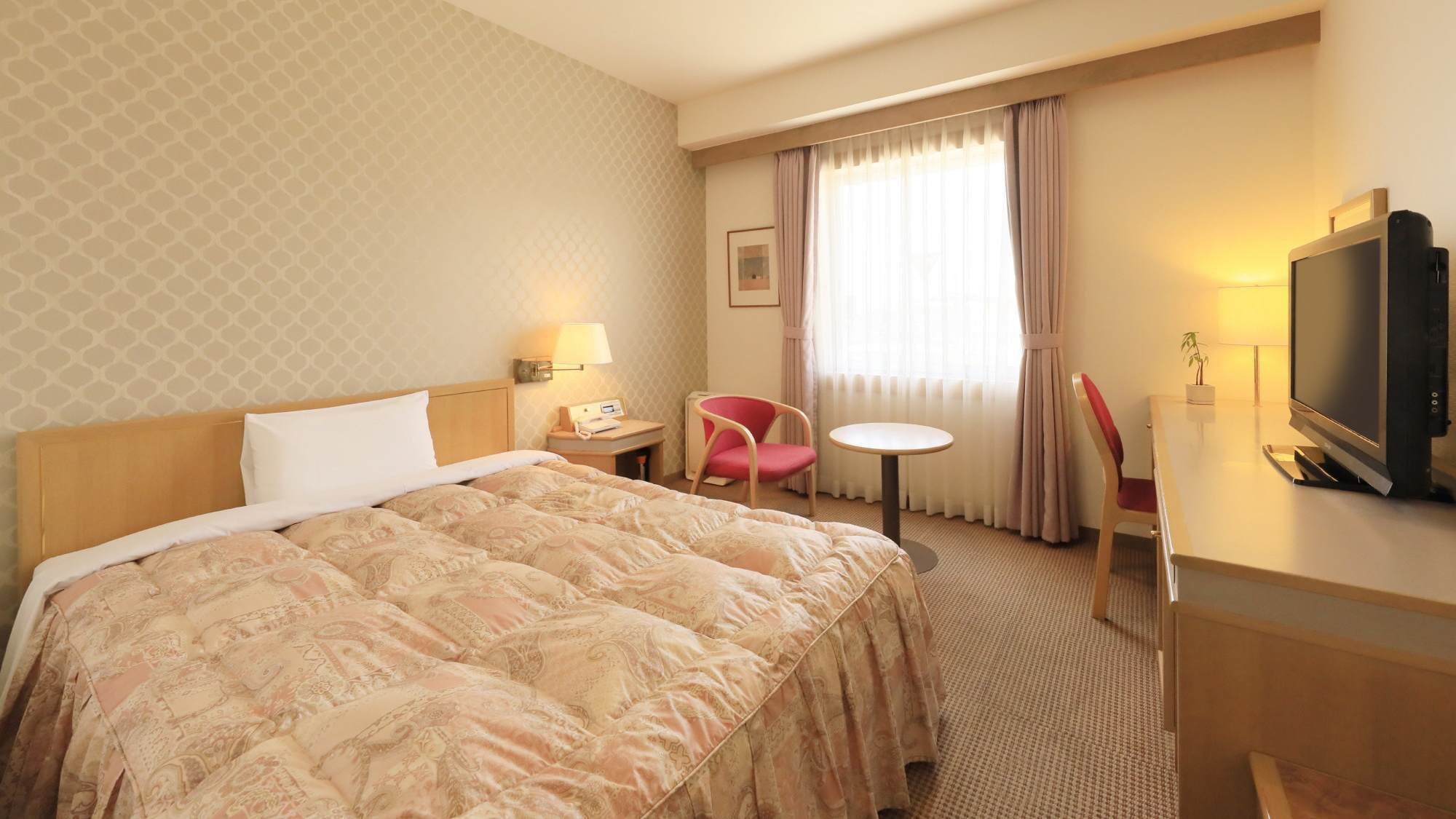 [Single B ◇ 16.1 sqm] The spacious guest rooms are ideal for business use or for single-person accommodation.
