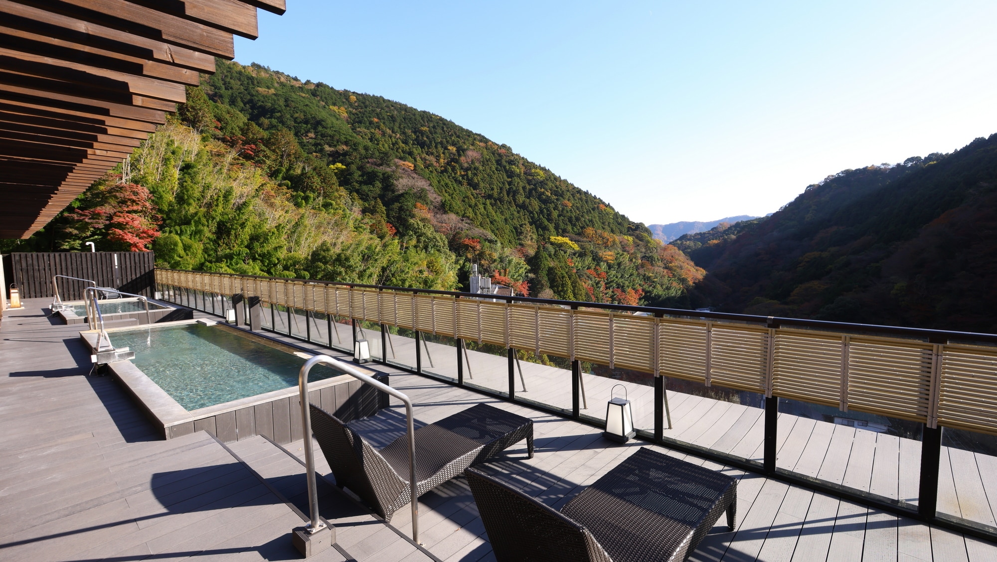 [Open-air bath] Enjoy a bath while watching the colorful scenery