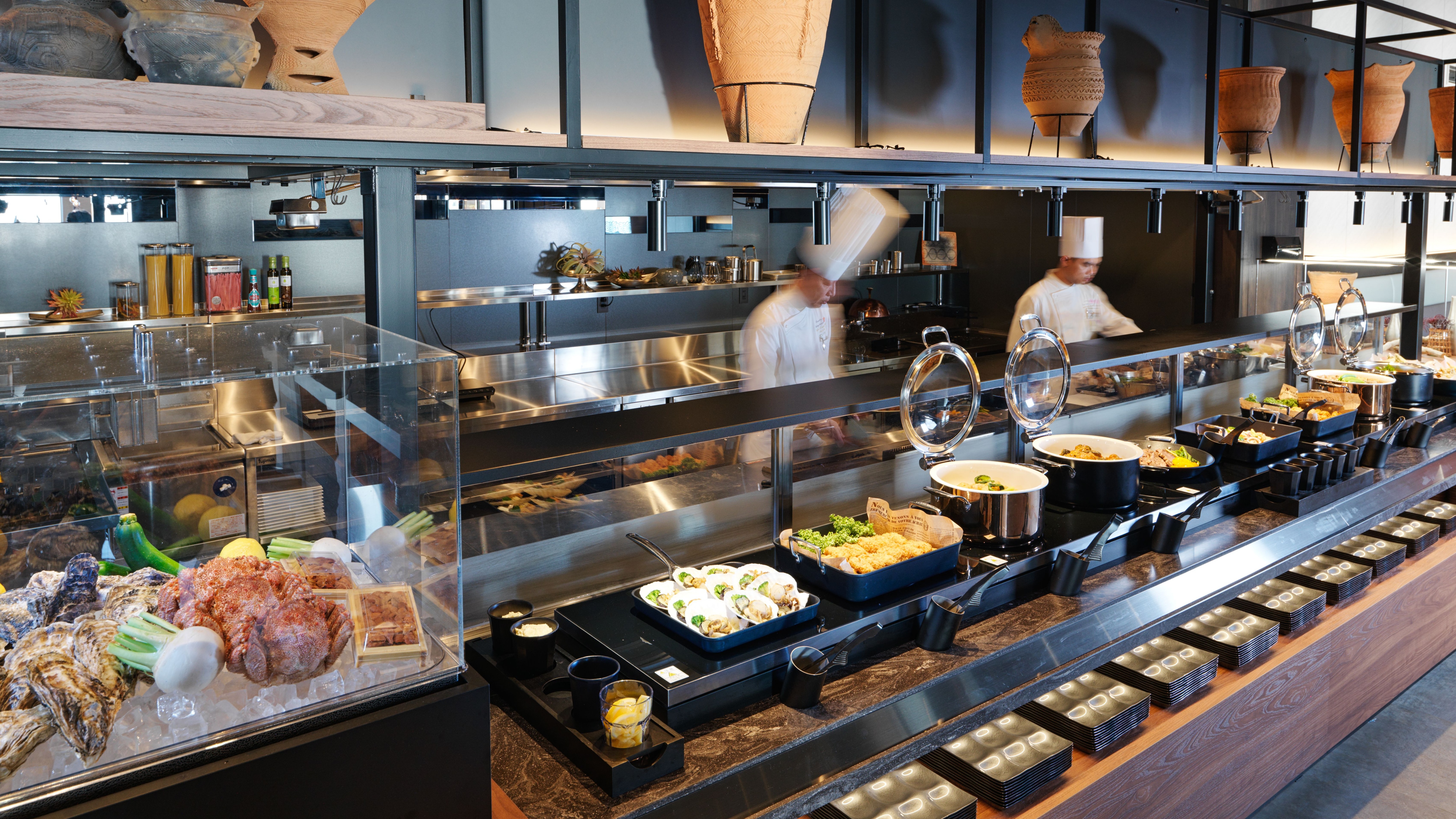 【바이킹】바다의 행운을 풍부하게 사용한 메뉴가 늘어서 있습니다(이미지)