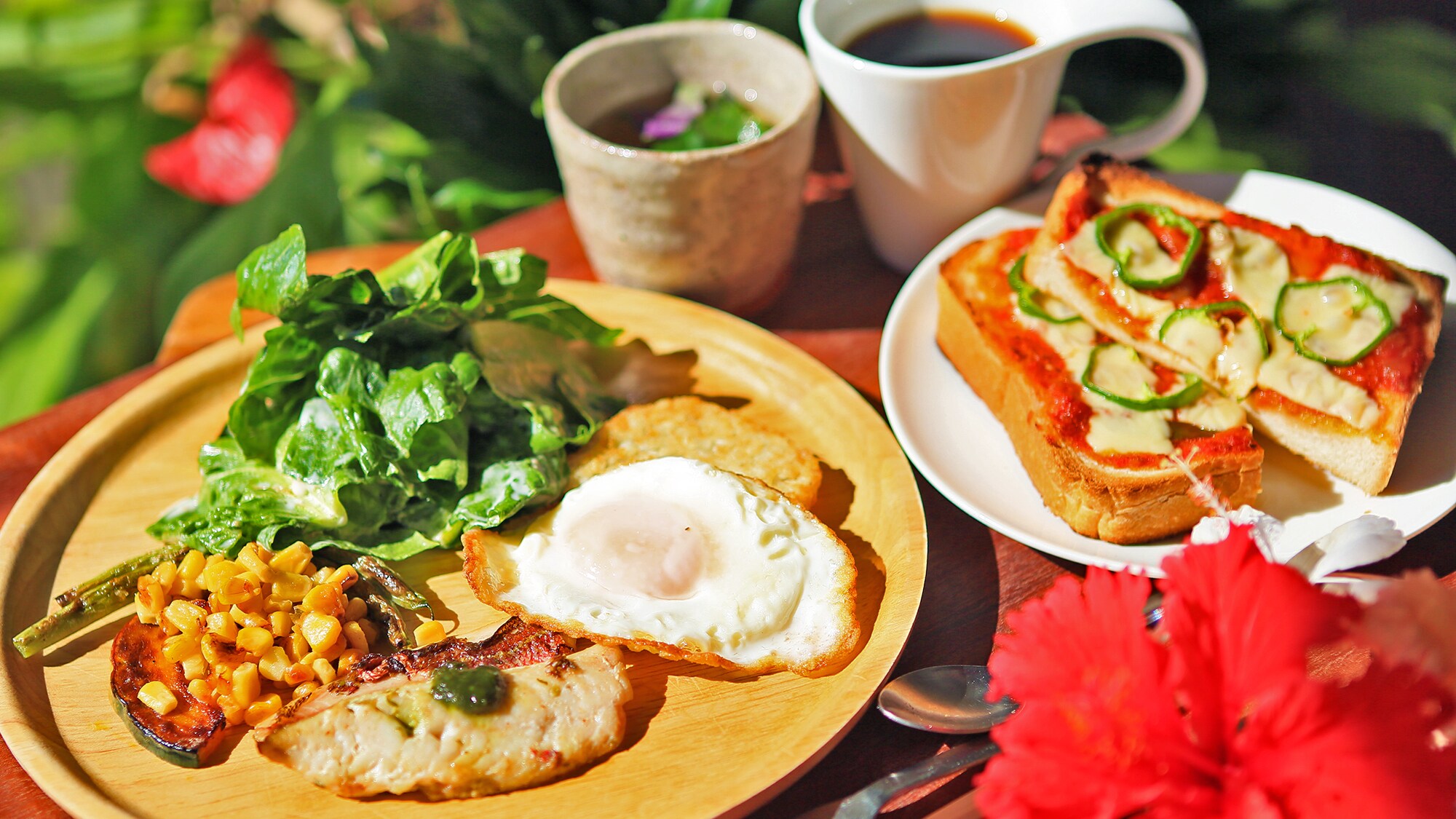 Breakfast example (Western food)