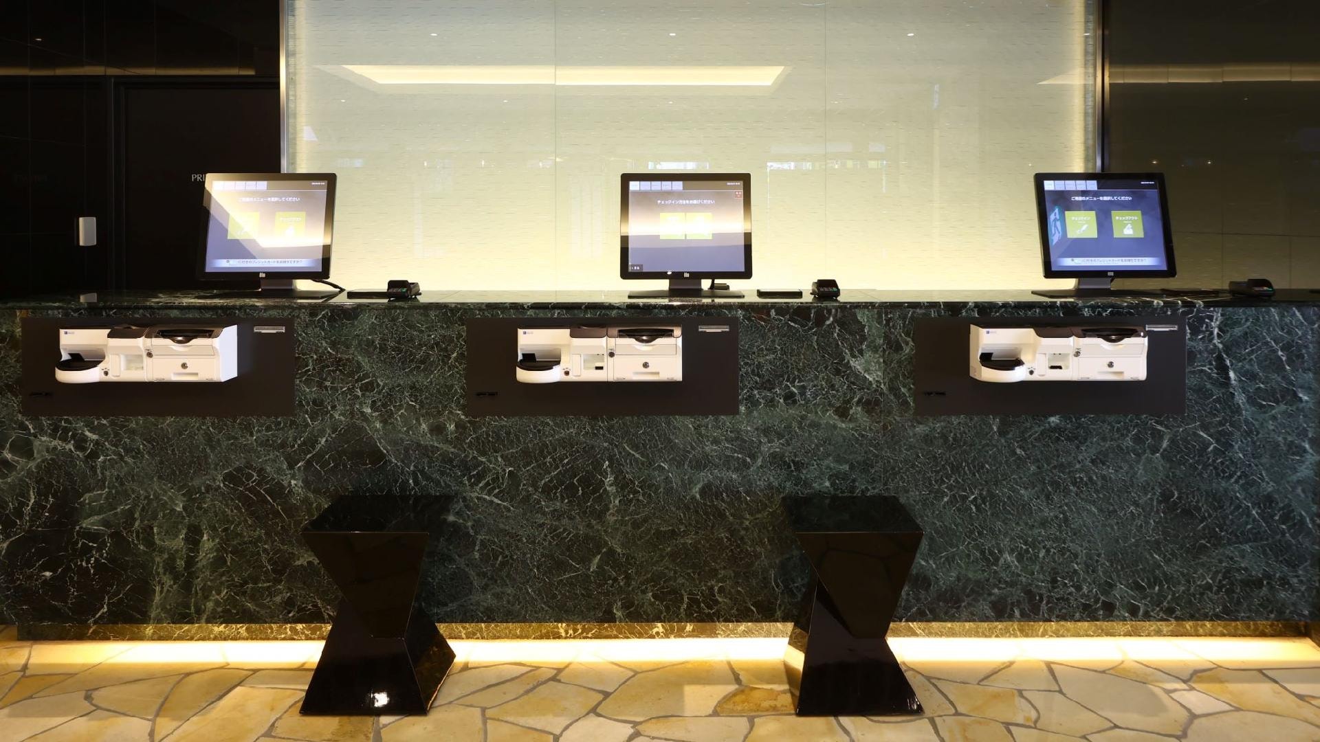 check-in counter