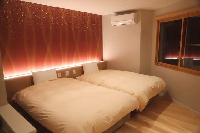 [Sinano Residence/Fukashiyama] ห้องคู่พร้อมอ่างอาบน้ำที่บ่อน้ำพุร้อนชื่อดังระดับโลก "Shinyu"
