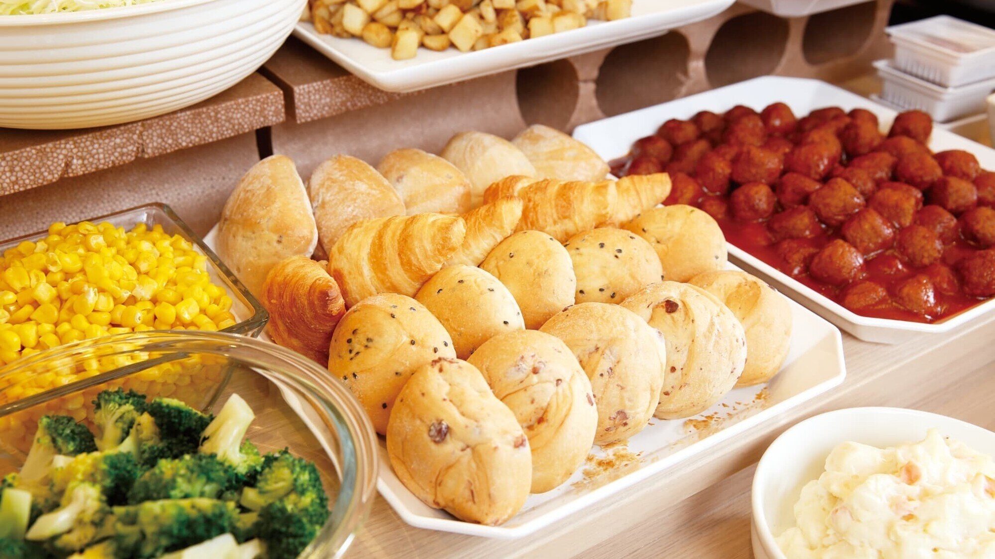 Breakfast buffet example