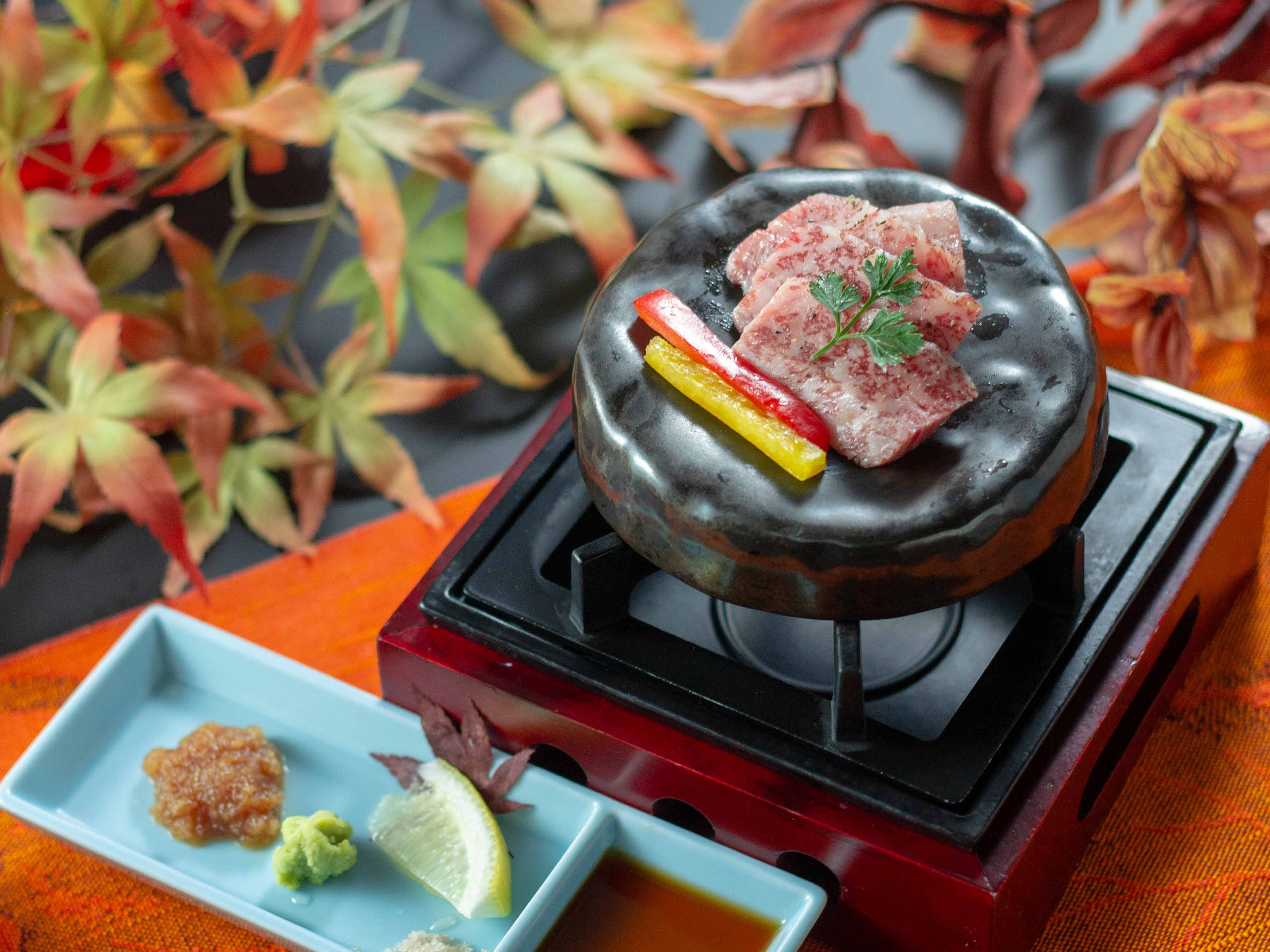 Image of Murakami beef on hot stone