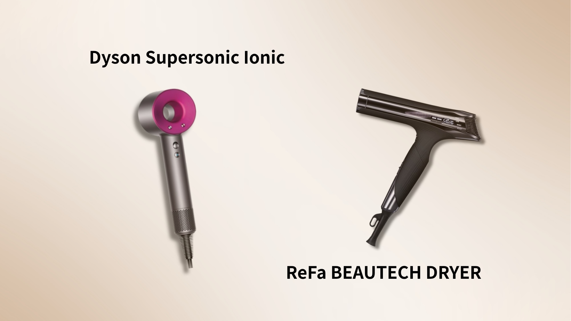 Guest rooms are equipped with popular ReFa or Dyson hair dryers.