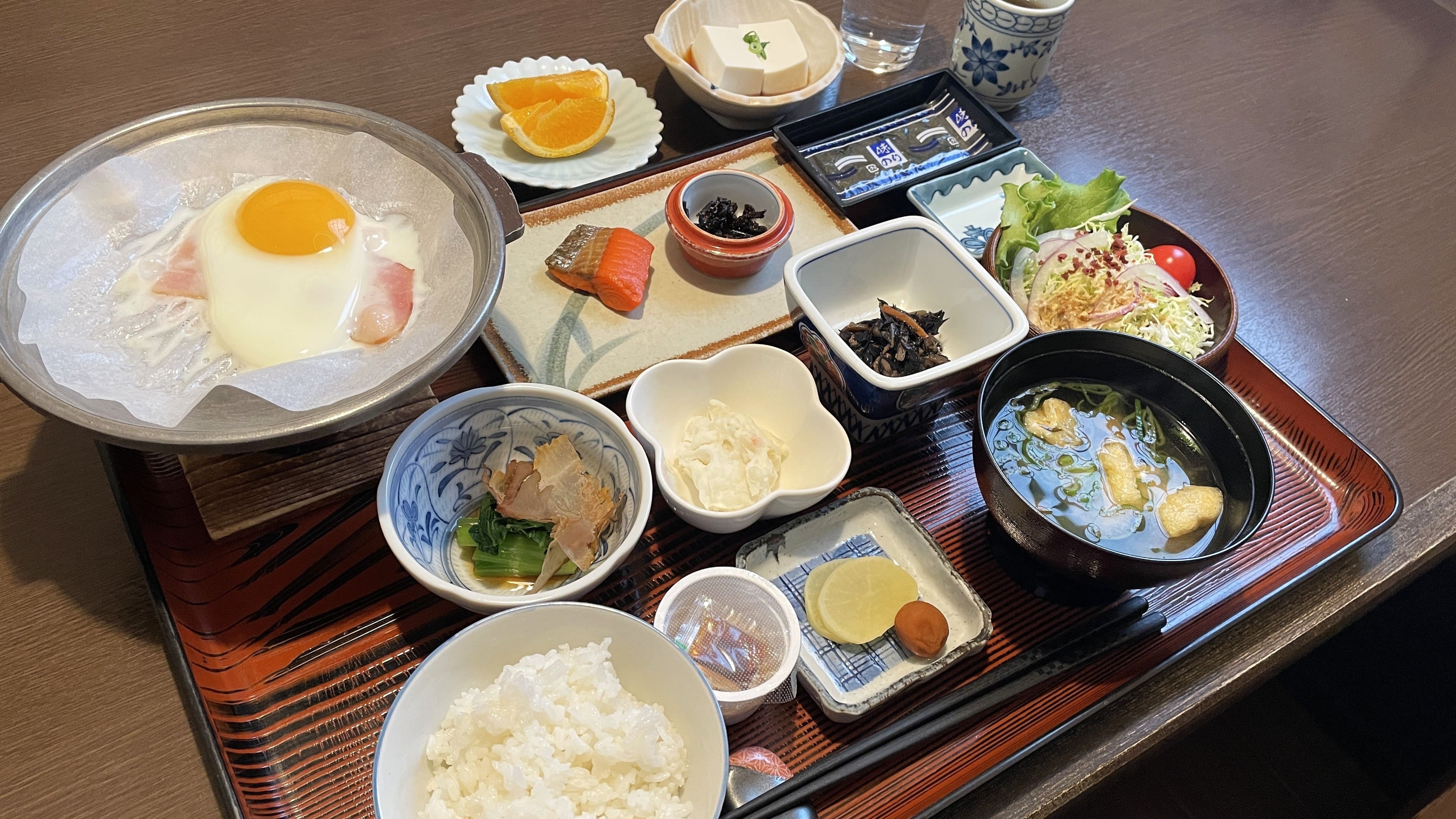 ◆하루의 건강의 근원은 아침 식사로부터. 안심하는 일본 정식을 준비합니다.