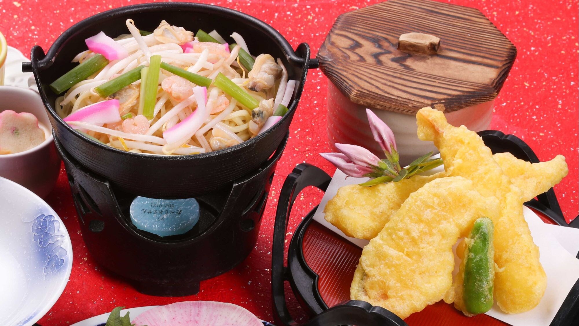 [Standard Kaiseki] Seafood gratin, Nagasaki champon hotpot, Nagasaki specialty braised pork